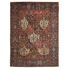Vintage Persian Bakhtiari Carpet