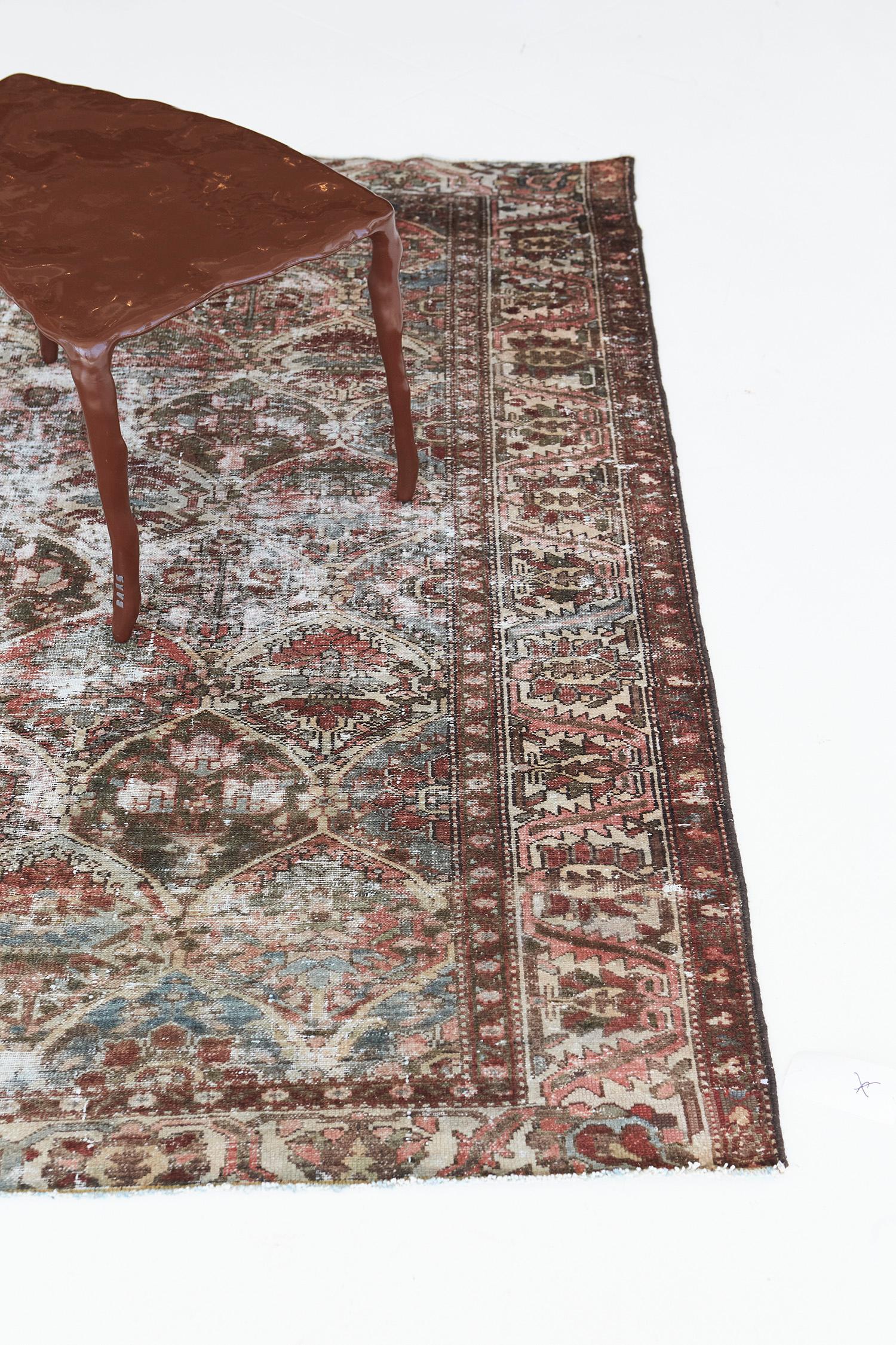 Persischer Bakhtiari, Vintage (Wolle) im Angebot