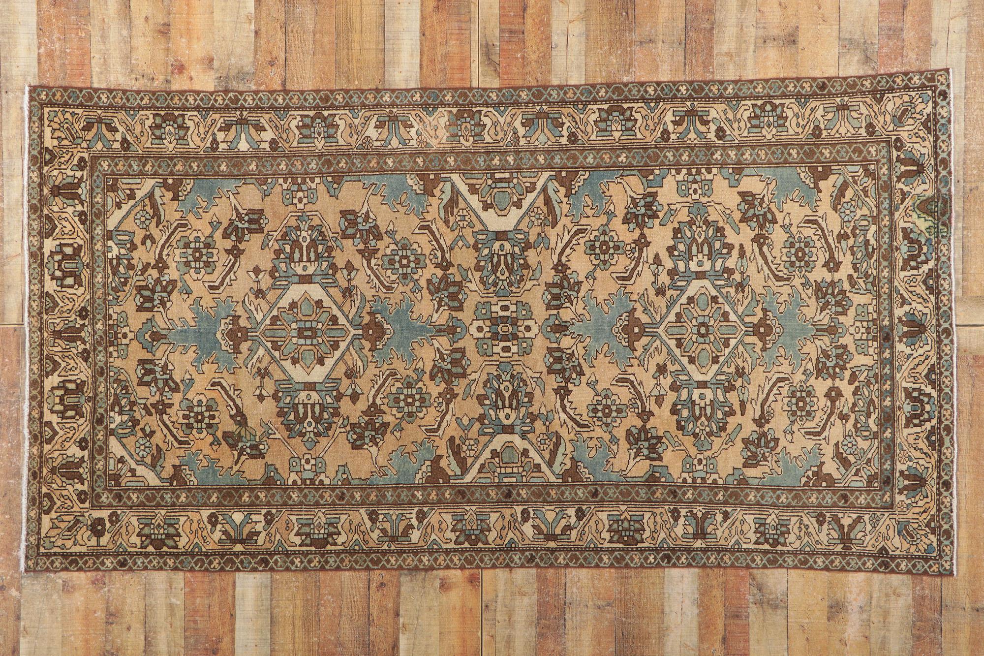 Vintage Persian Bakhtiari Gallery Rug For Sale 1