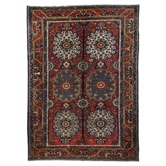 Vintage Persisch Bakhtiari Teppich 5'4 x 7'5