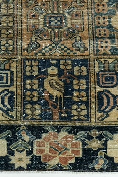 Vintage Persian Bakhtiari Rug