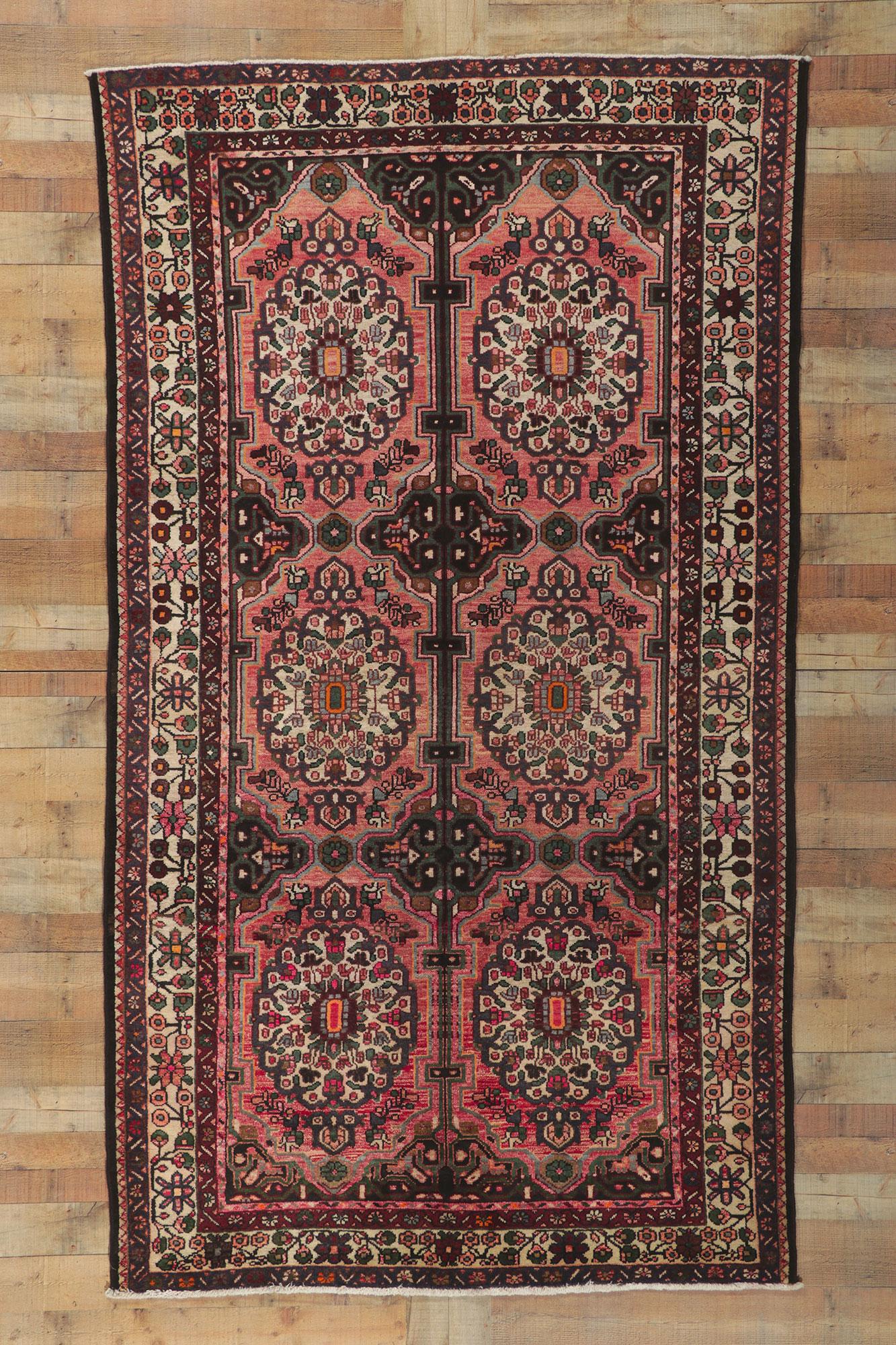 Laine Tapis persan Bakhtiari vintage en vente