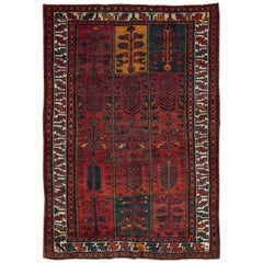 Vintage Persian Bakhtiari Rug
