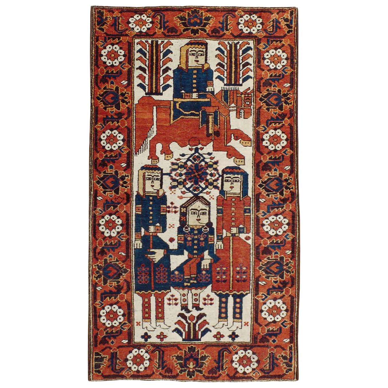 Persischer Bakhtiari-Teppich, Vintage