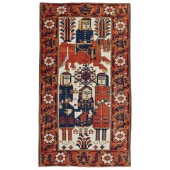 Vintage Persian Bakhtiari Rug