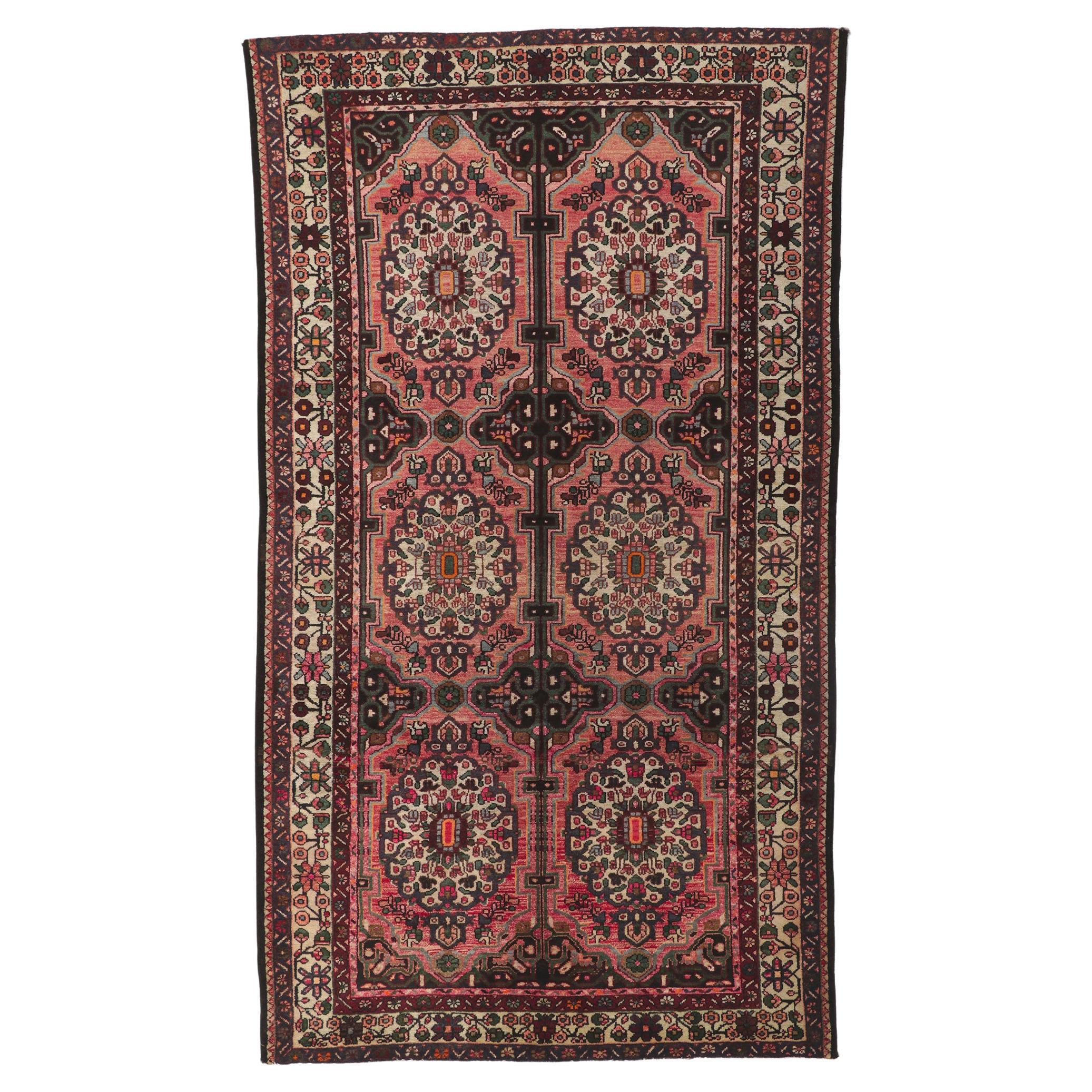 Vintage Persian Bakhtiari Rug For Sale