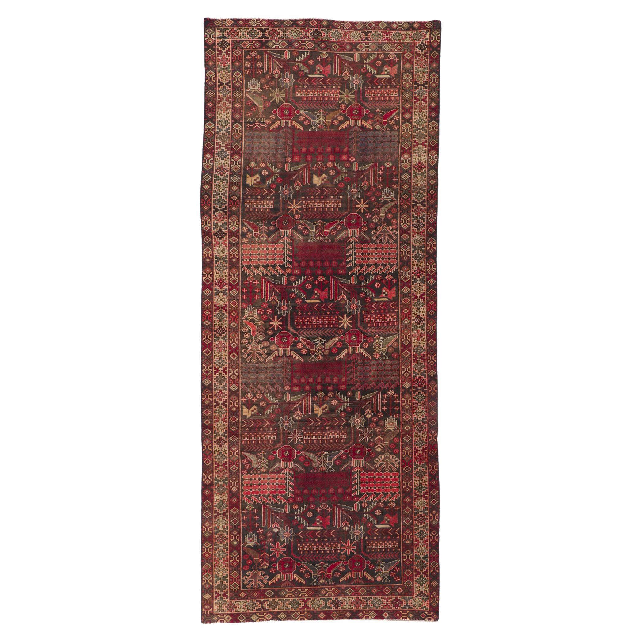 Vintage Persian Bakhtiari Rug