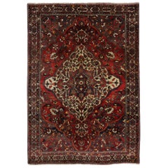 Retro Persian Bakhtiari Rug with Traditional Style