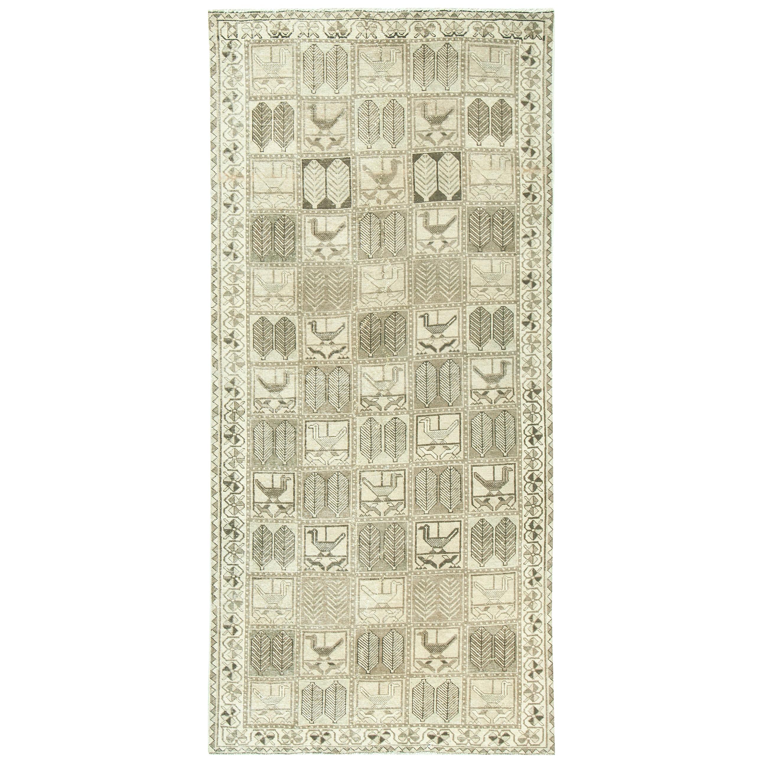 Vintage Persian Bakhtiari Runner For Sale