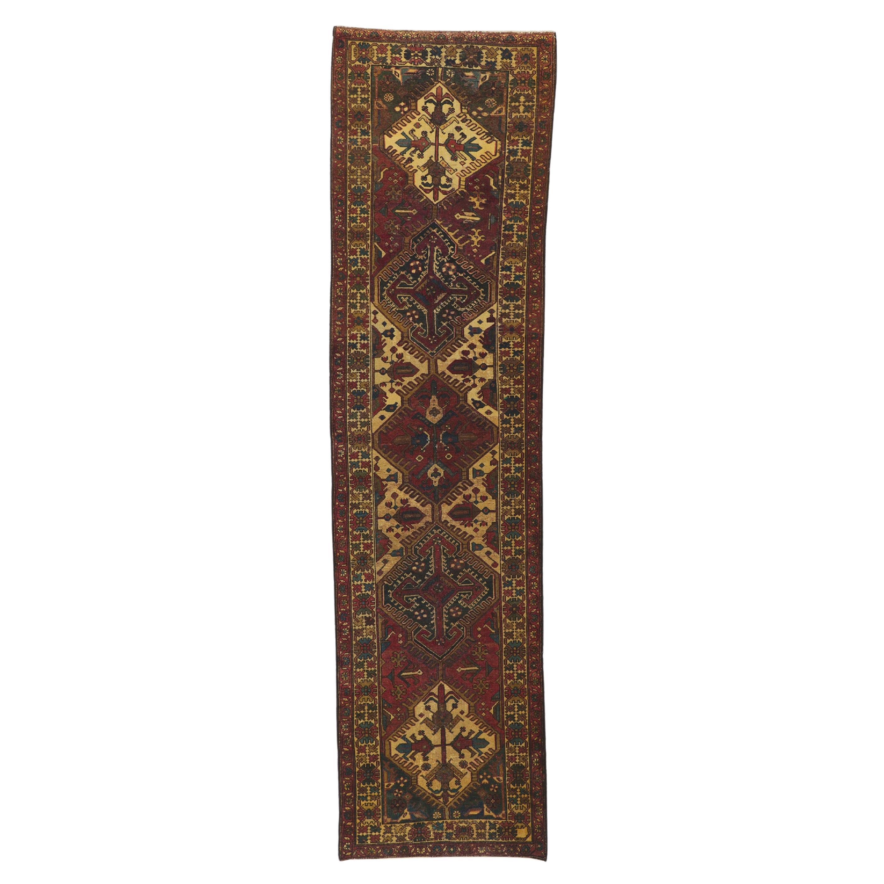 Vintage Persian Bakhtiari Runner For Sale