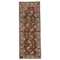 Retro Persian Bakhtiari Runner, Traditional Style Hallway Runner