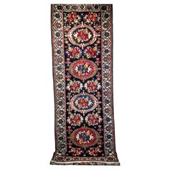 Tapis de couloir vintage persan Bakhtiari large