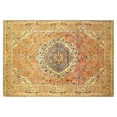 Persischer Baktiari- Orientalischer Teppich, in kleiner Gre, mit zentralem Medaillon