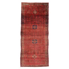 Vintage Persian Baluch Hallway Runner with Mid-Century Modern Tribal Style