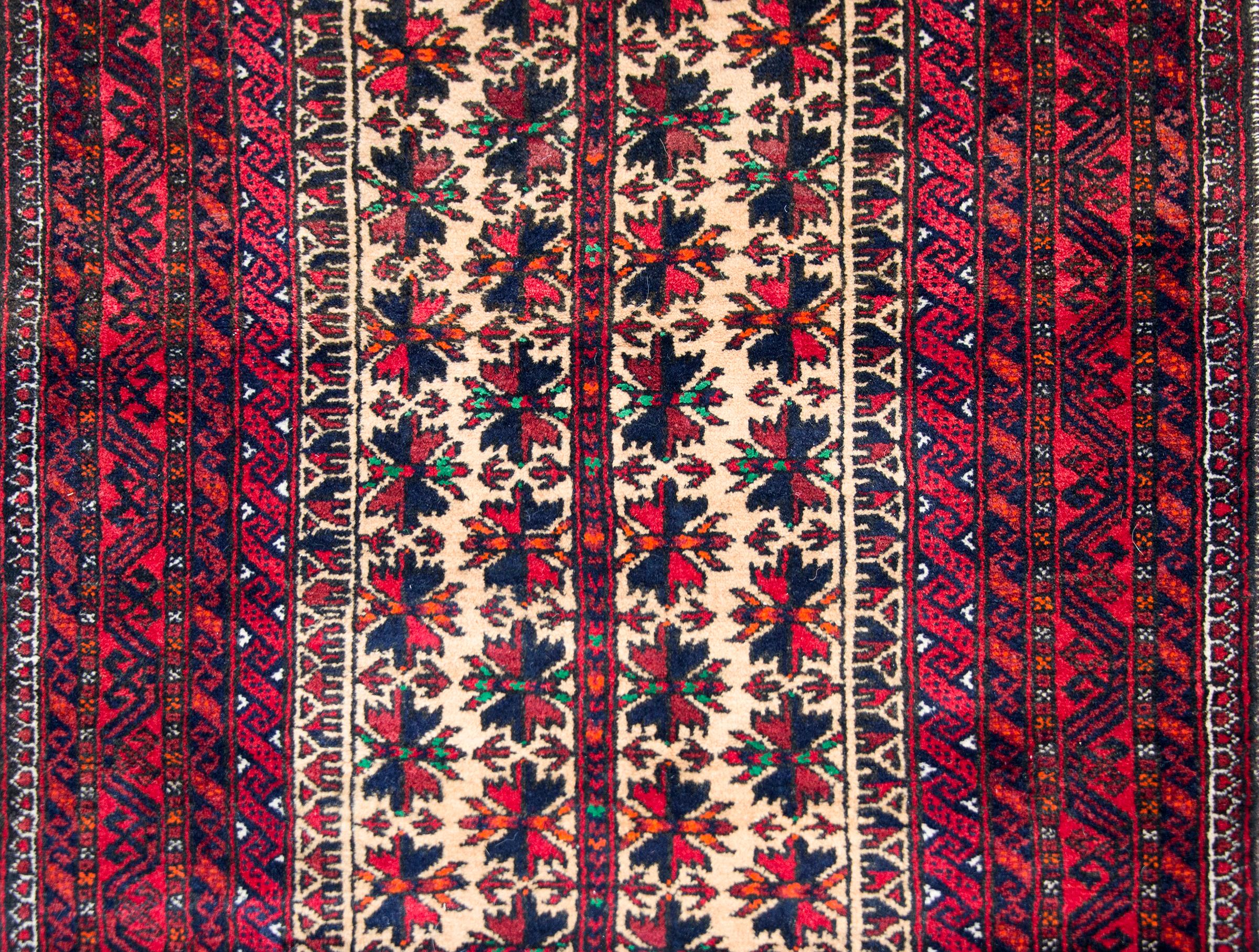 Vintage Persian Baluch Rug For Sale 4