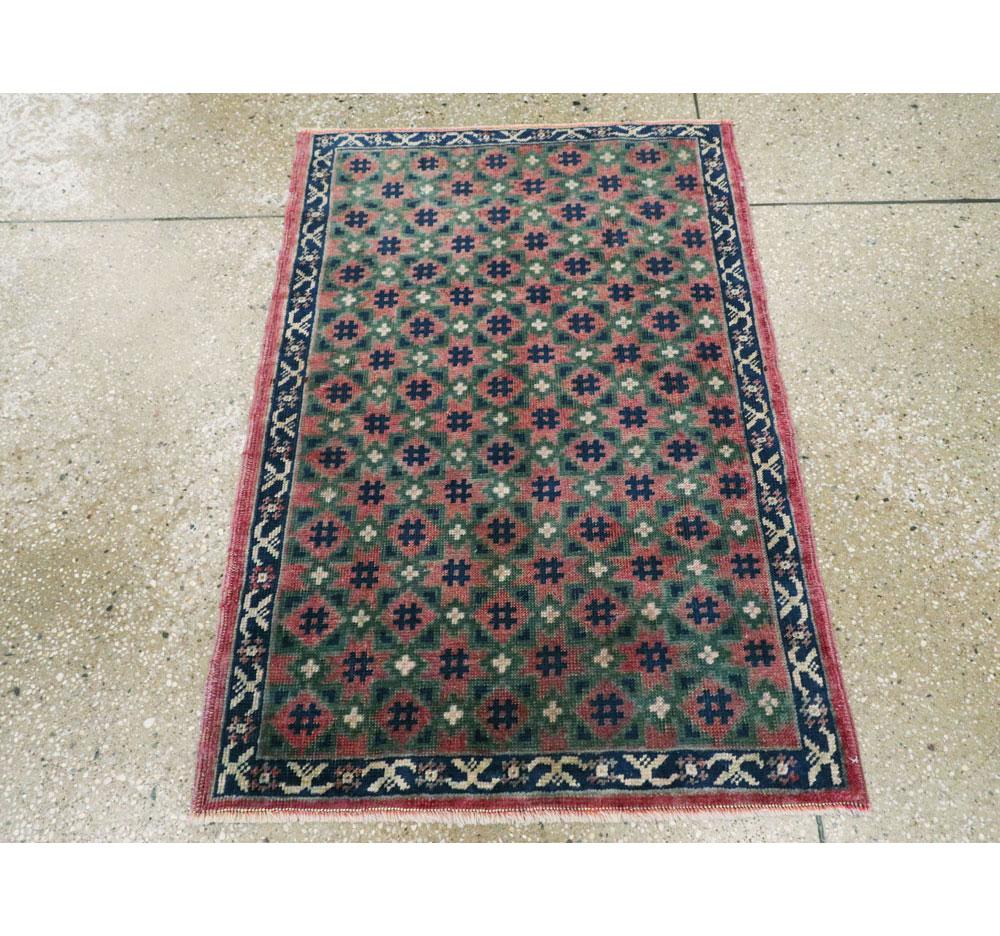 Tribal Vintage Persian Baluch Rug For Sale