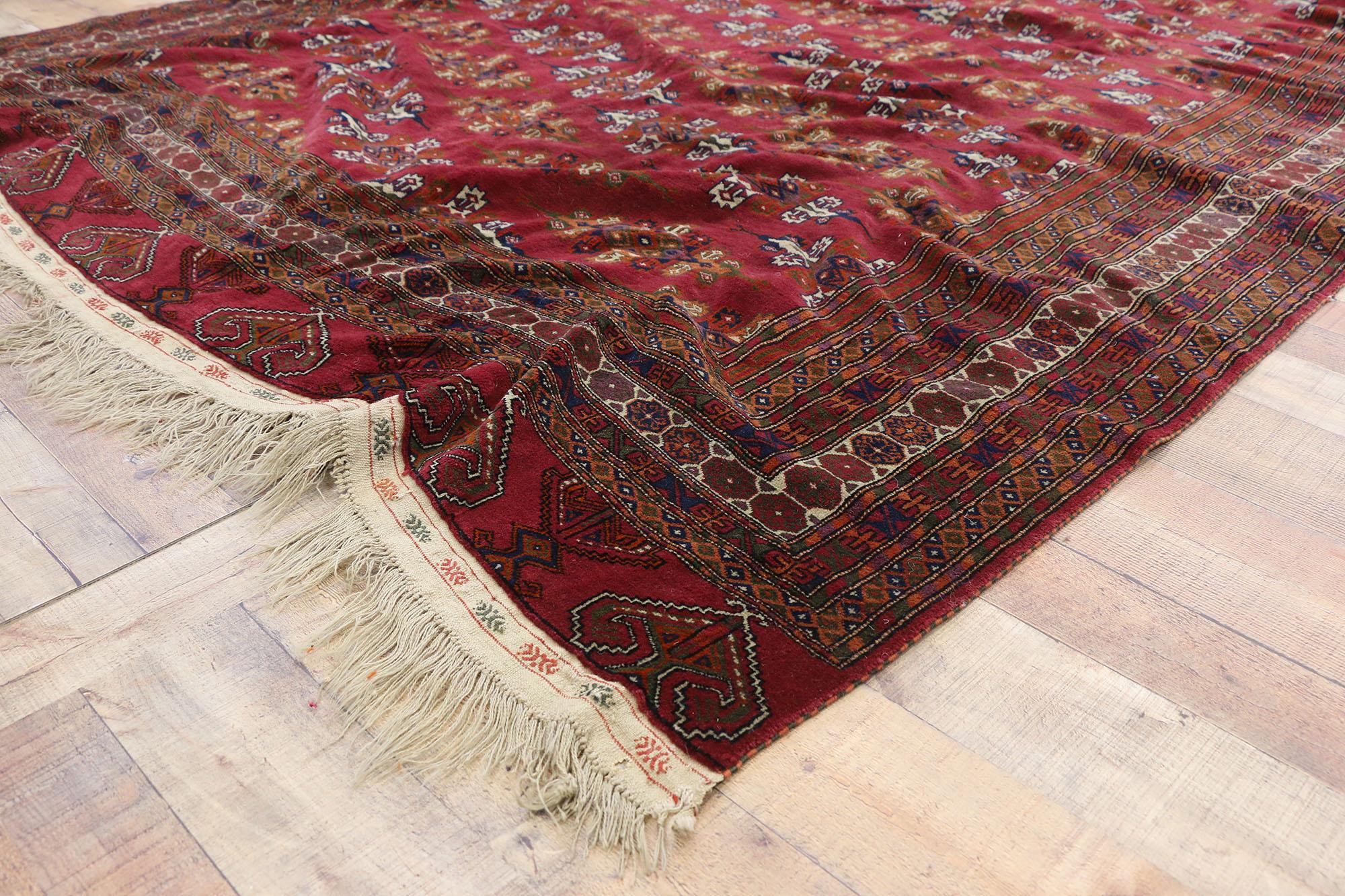 20th Century Vintage Persian Baluch Rug For Sale