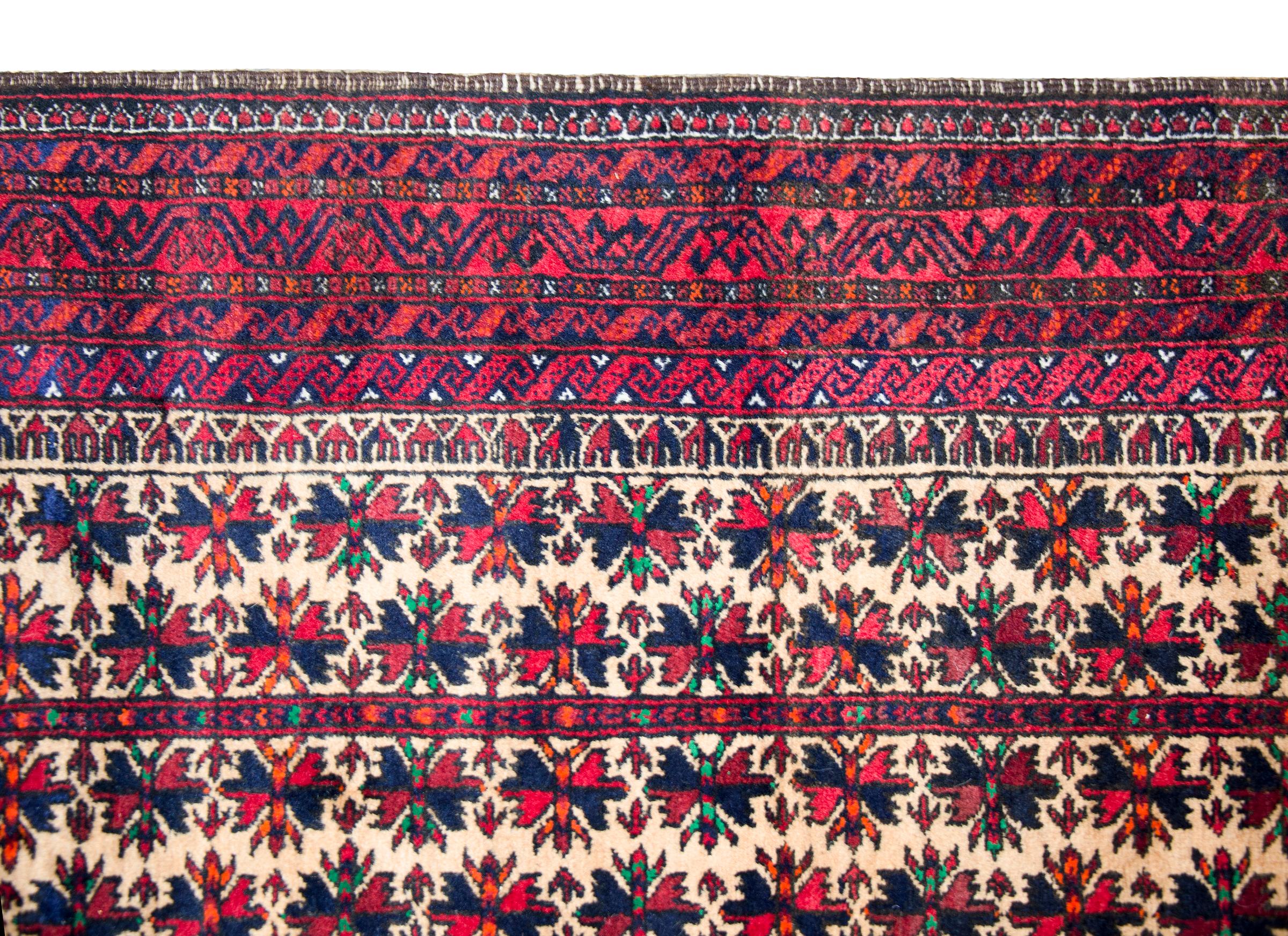 Vintage Persian Baluch Rug For Sale 2