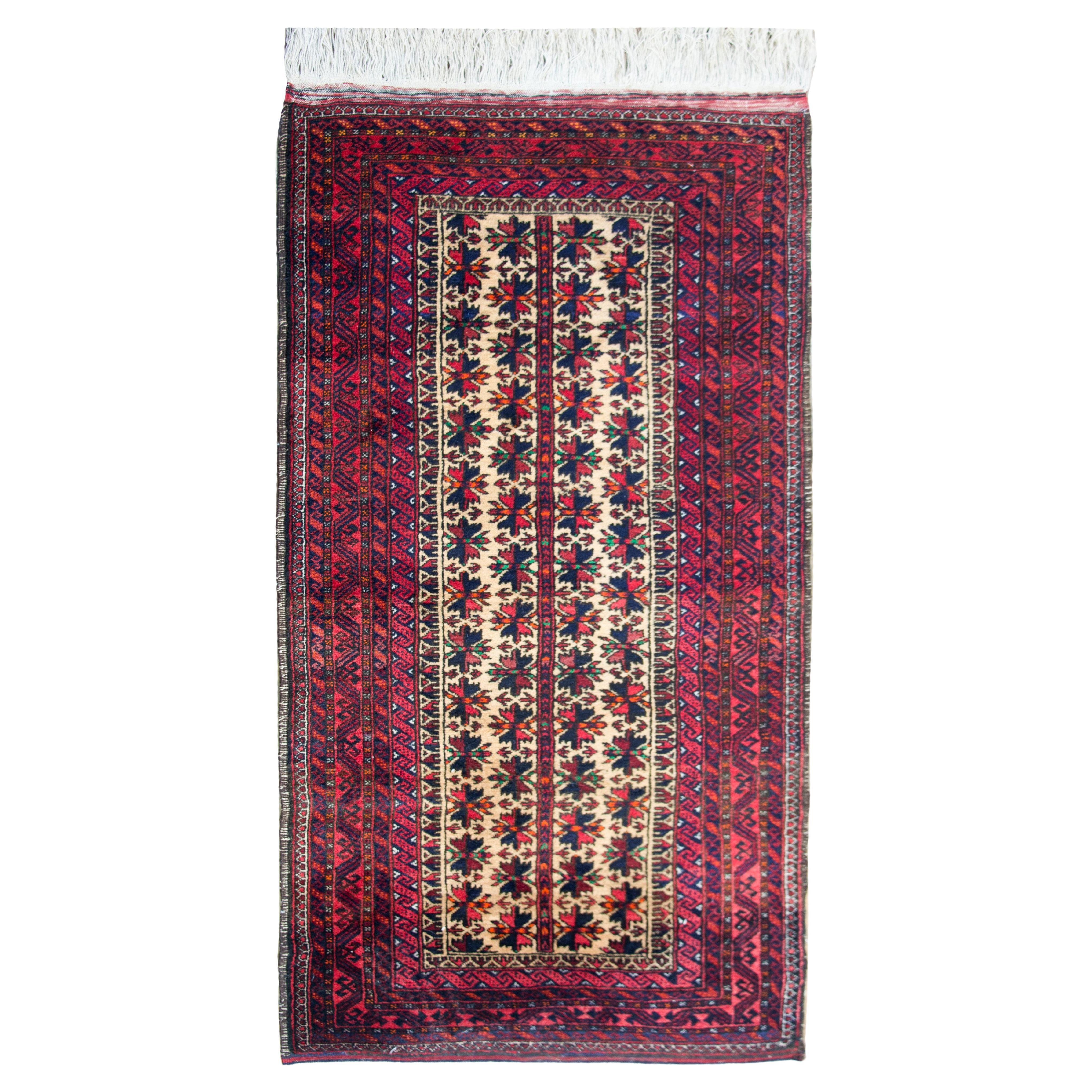 Vintage Persian Baluch Rug For Sale