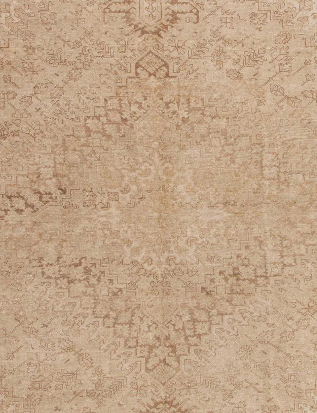 Vintage Persisch Beige Gedämpft Heriz Teppich 11'6 X 14'7 im Angebot 4