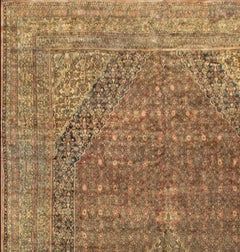 Vintage Persian Bibikabad Rug, circa 1930 10'6" x 18'5".