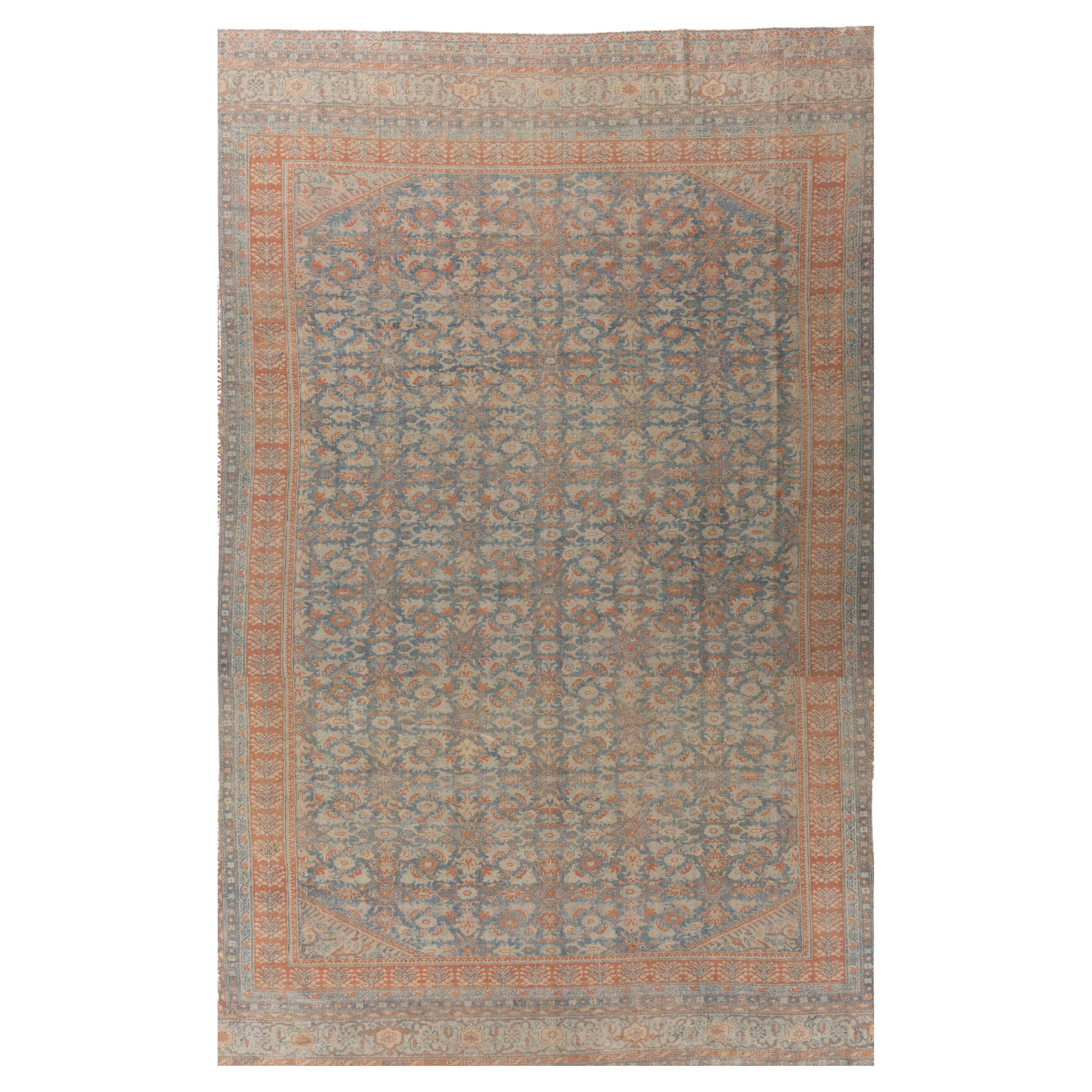 Persischer Bibikabad-Teppich im Vintage-Stil 10'6 x 13'