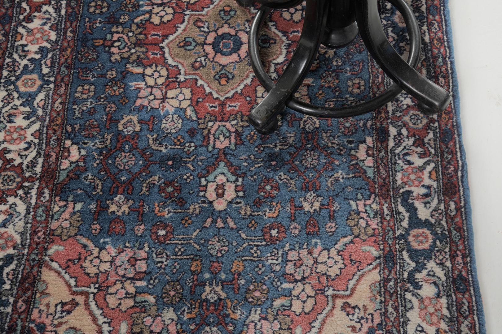 Persischer Bidjar 25280, Vintage (Mitte des 20. Jahrhunderts) im Angebot