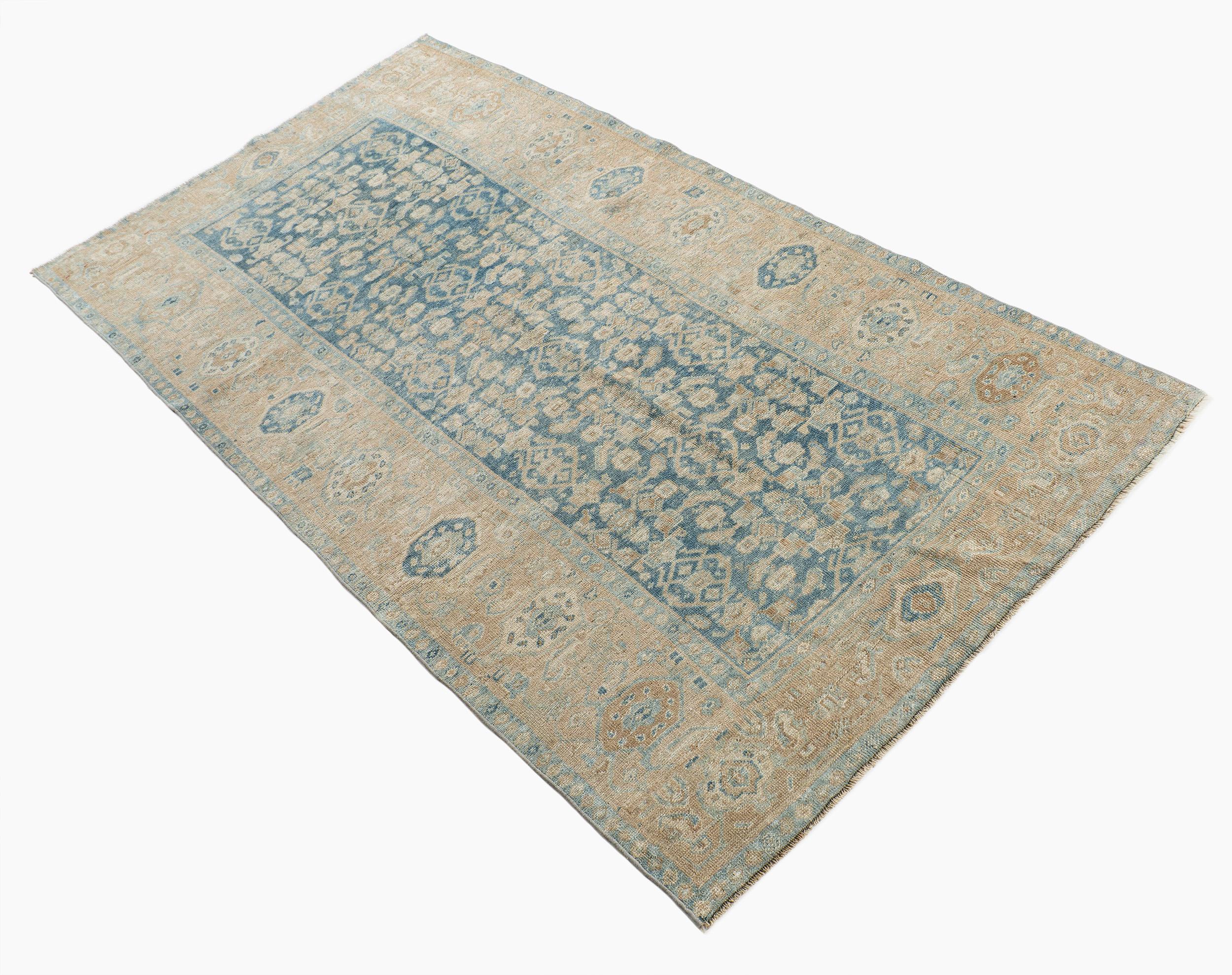 Tappeto persiano vintage Bidjar  4' x 7'6 in vendita 6