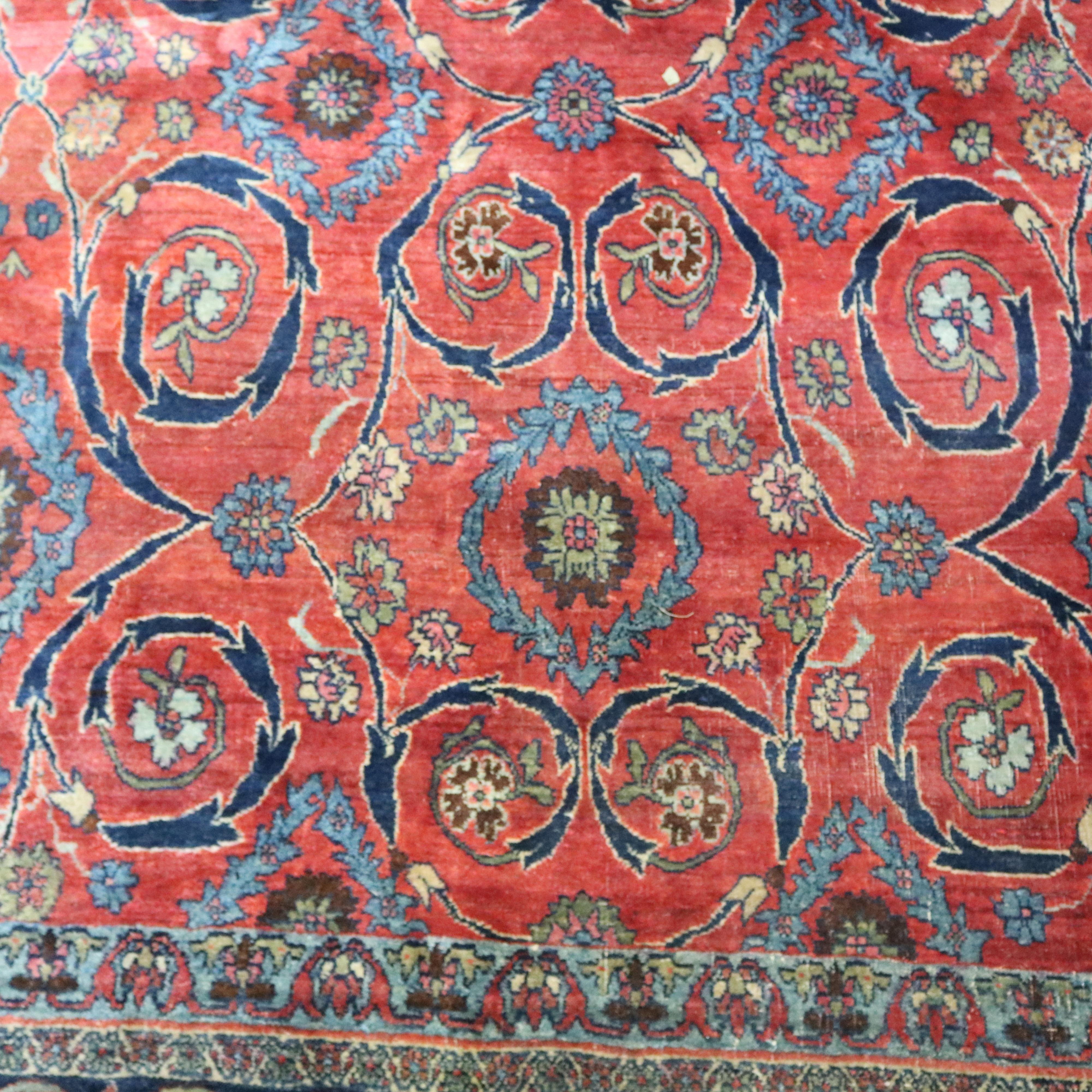 Vintage Persian Bidjar Oriental Carpet, circa 1930 In Good Condition In Big Flats, NY