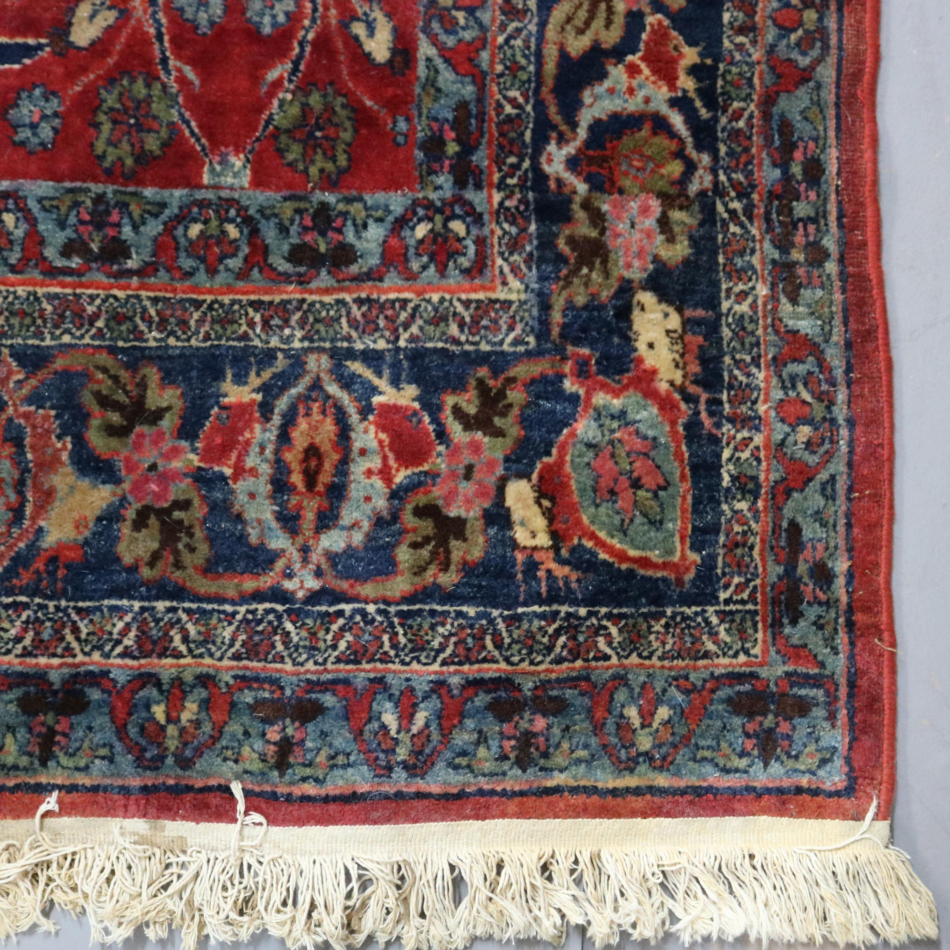 20th Century Vintage Persian Bidjar Oriental Carpet, circa 1930
