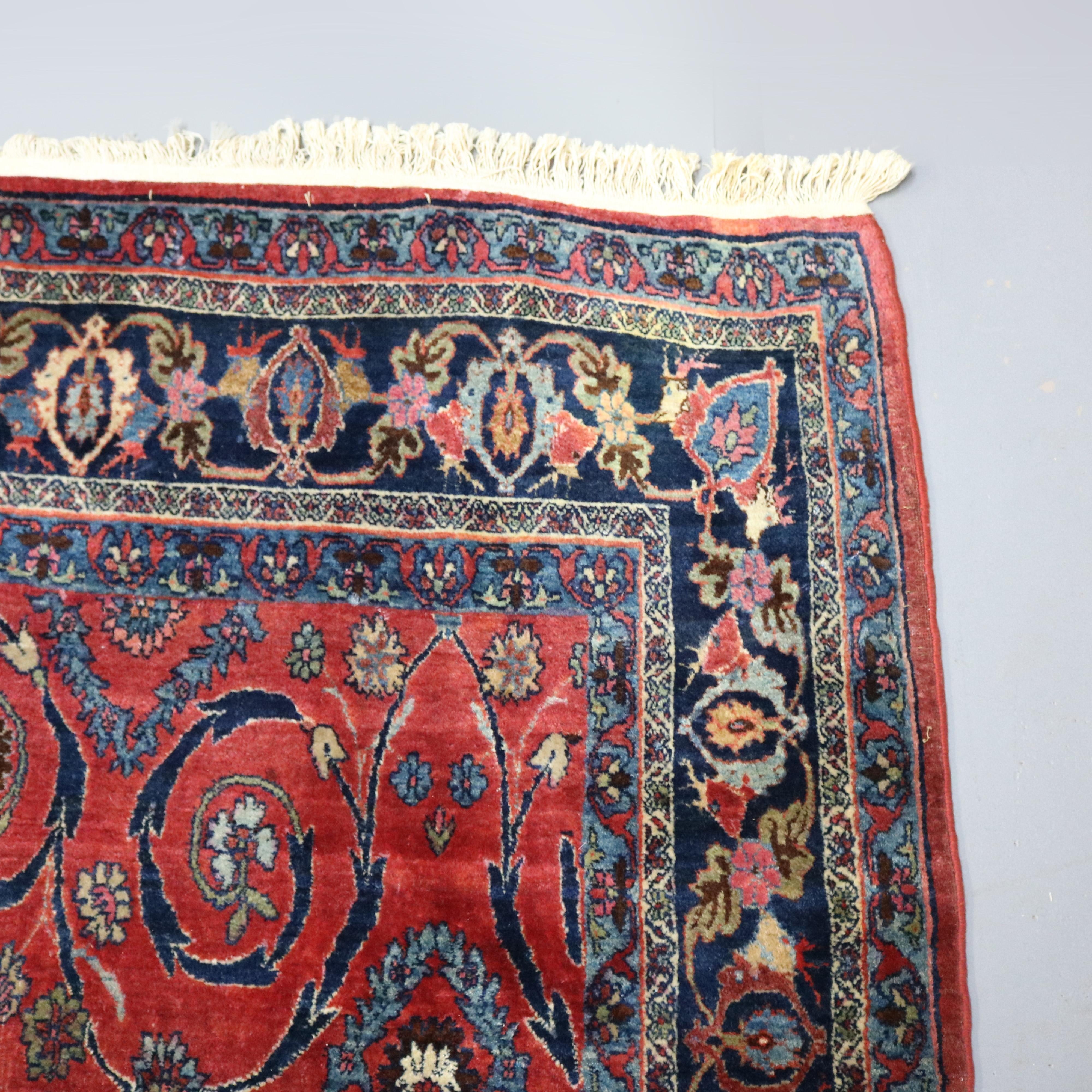 Vintage Persian Bidjar Oriental Carpet, circa 1930 1