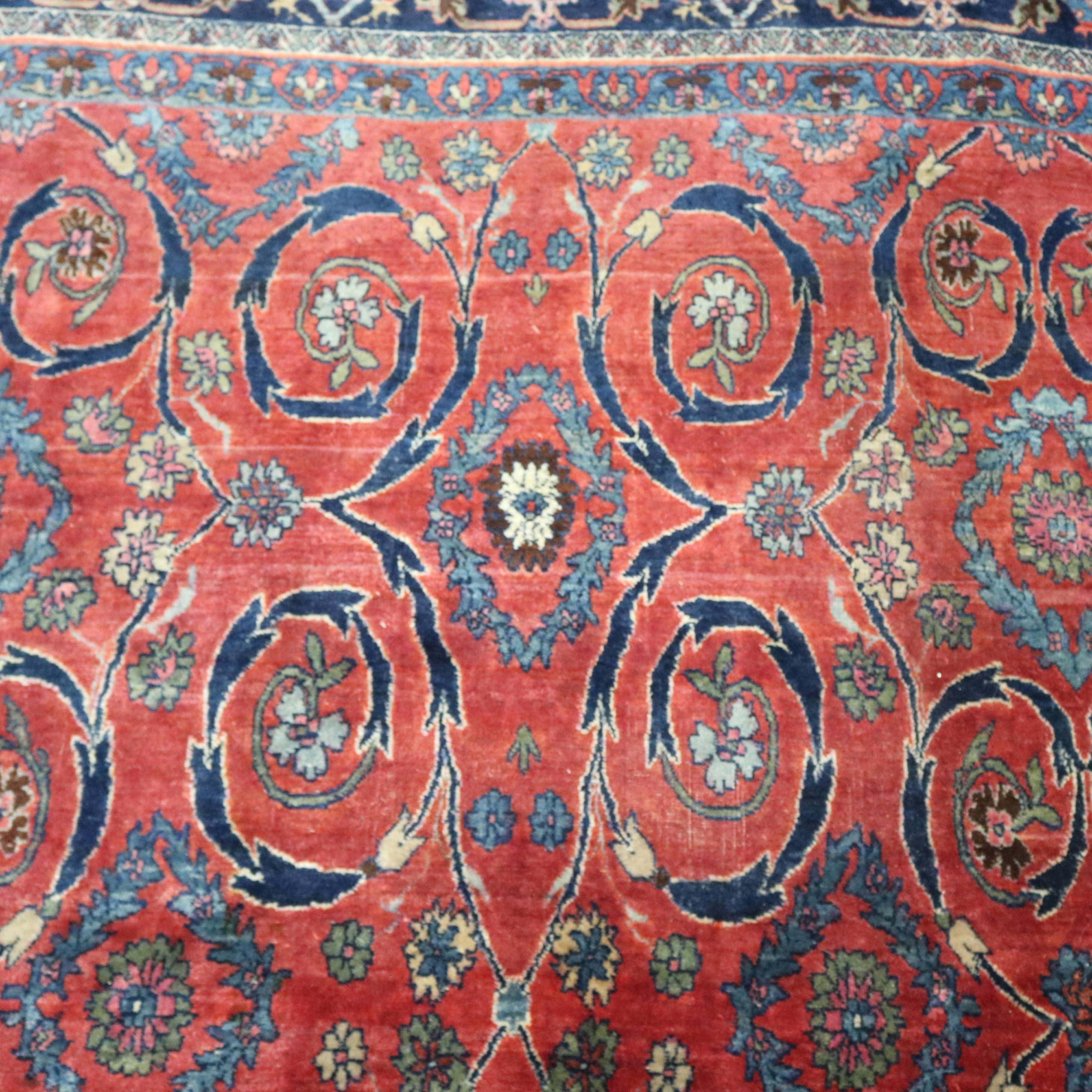 Vintage Persian Bidjar Oriental Carpet, circa 1930 3