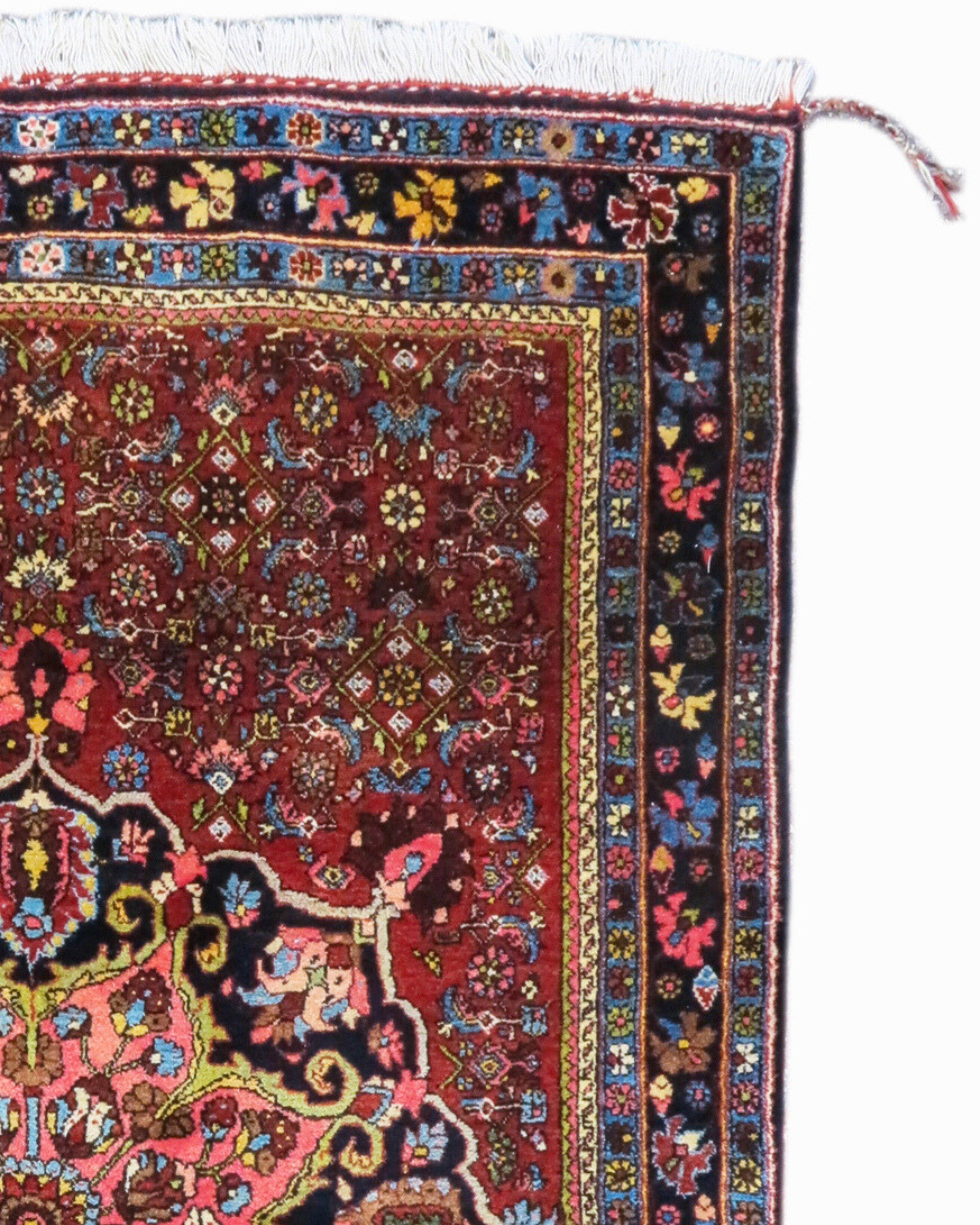 Semi-antique Persian Bidjar Rug, 20th Century

Additional Information:
Dimensions: 3'9