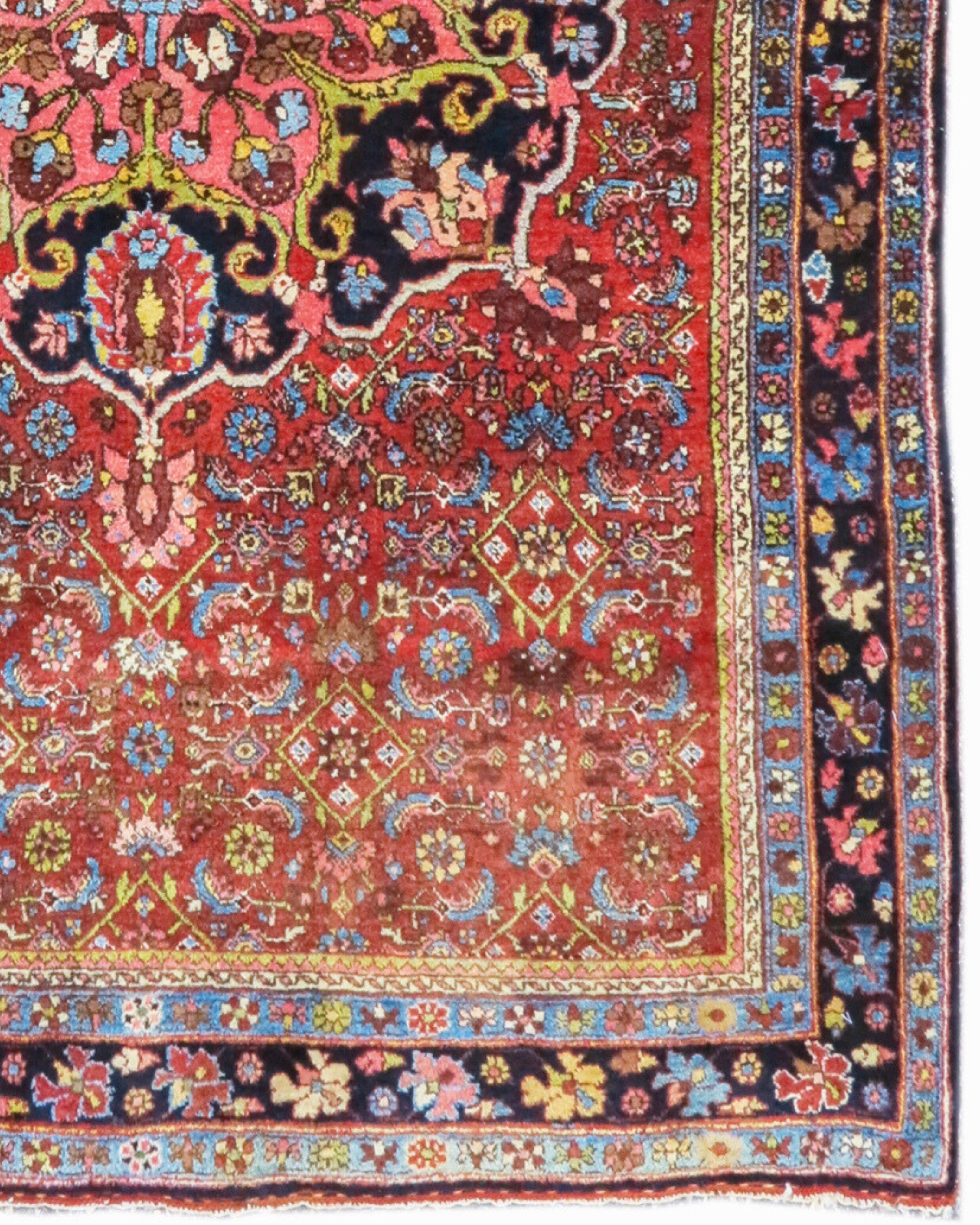 Wool Vintage Persian Bidjar Rug, 20th Century For Sale