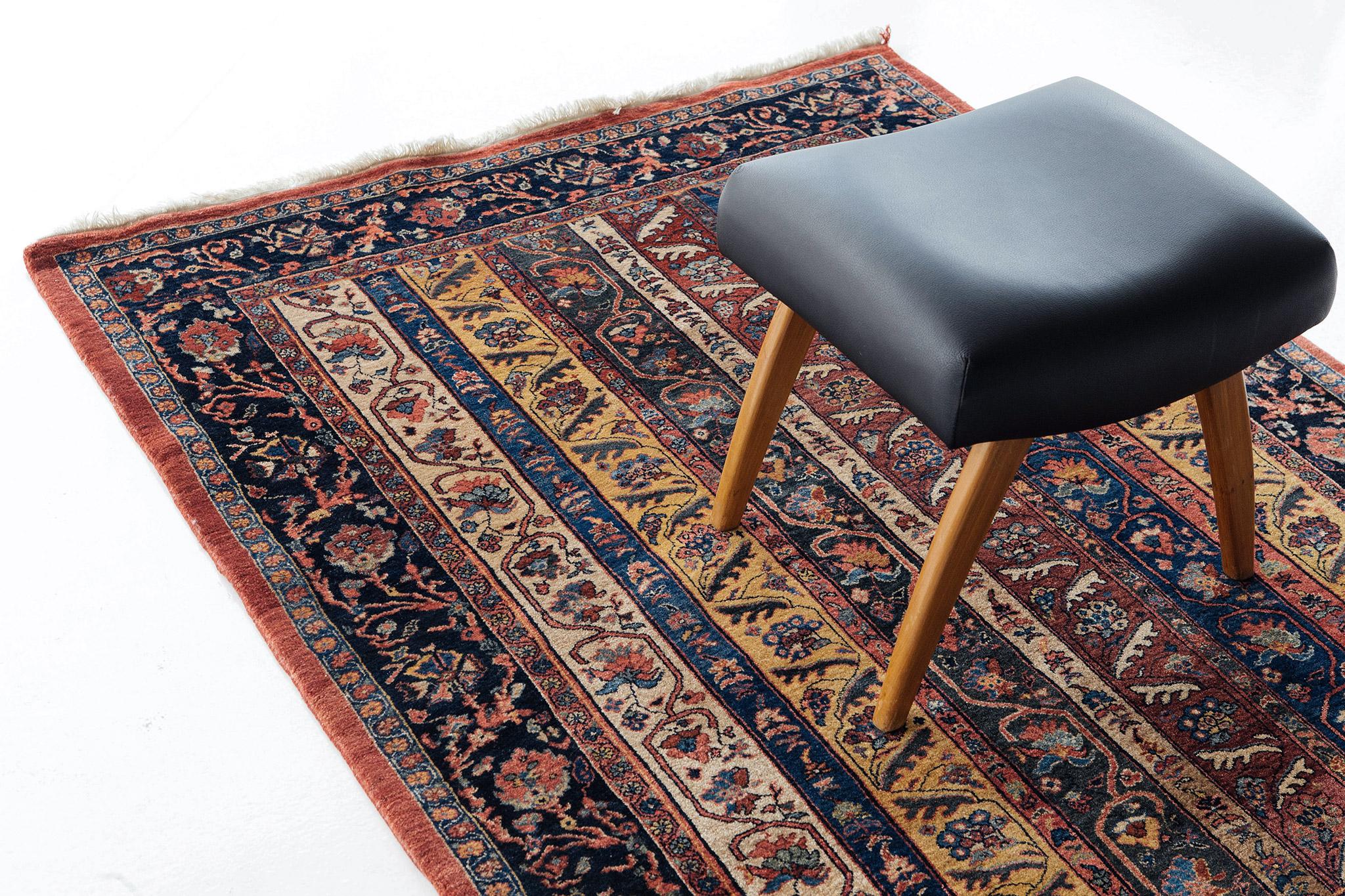 Persischer Bidjar-Teppich im Vintage-Stil 57899 (Frühes 20. Jahrhundert) im Angebot