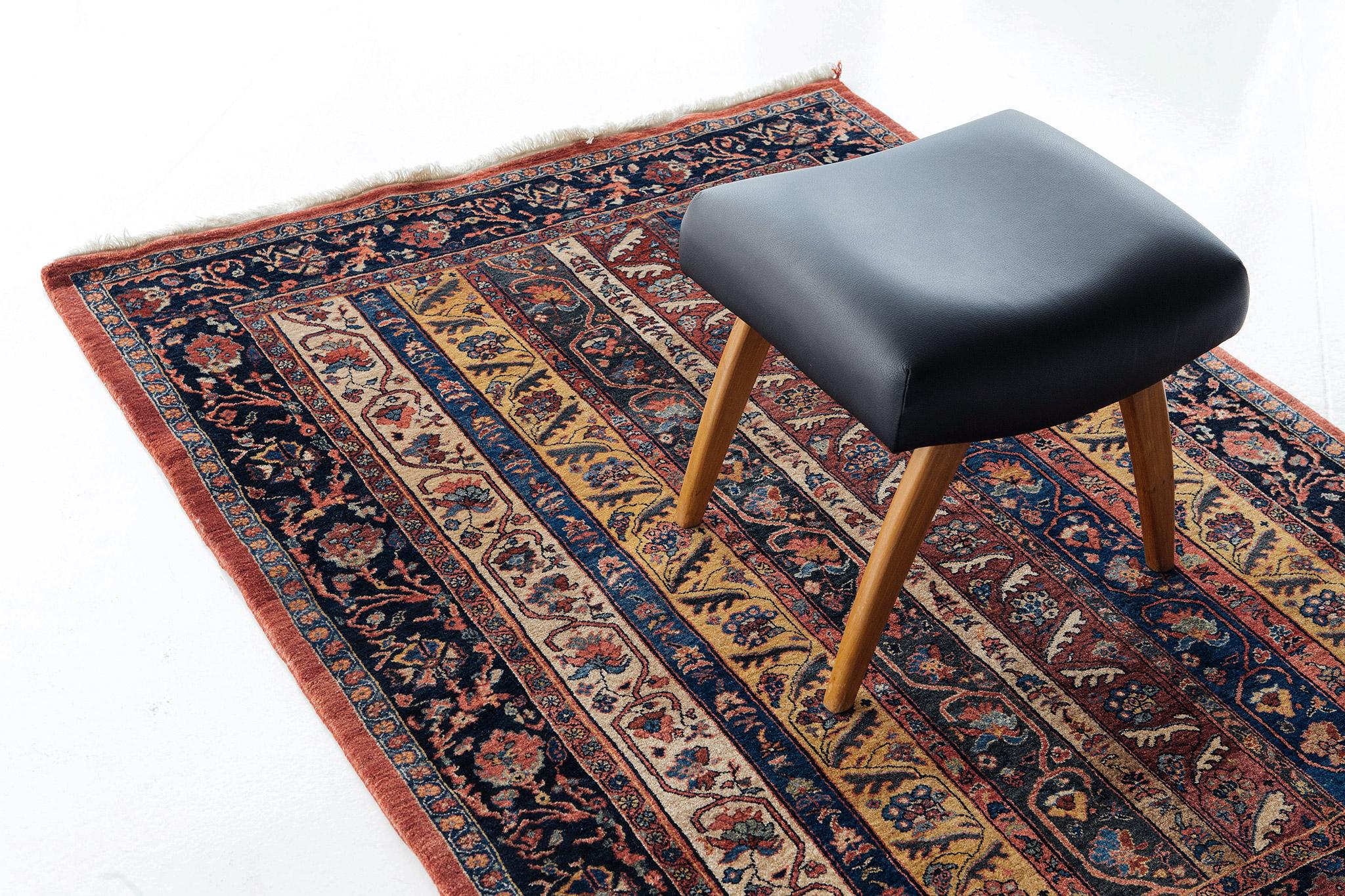 Persischer Bidjar-Teppich im Vintage-Stil 57899 (Wolle) im Angebot