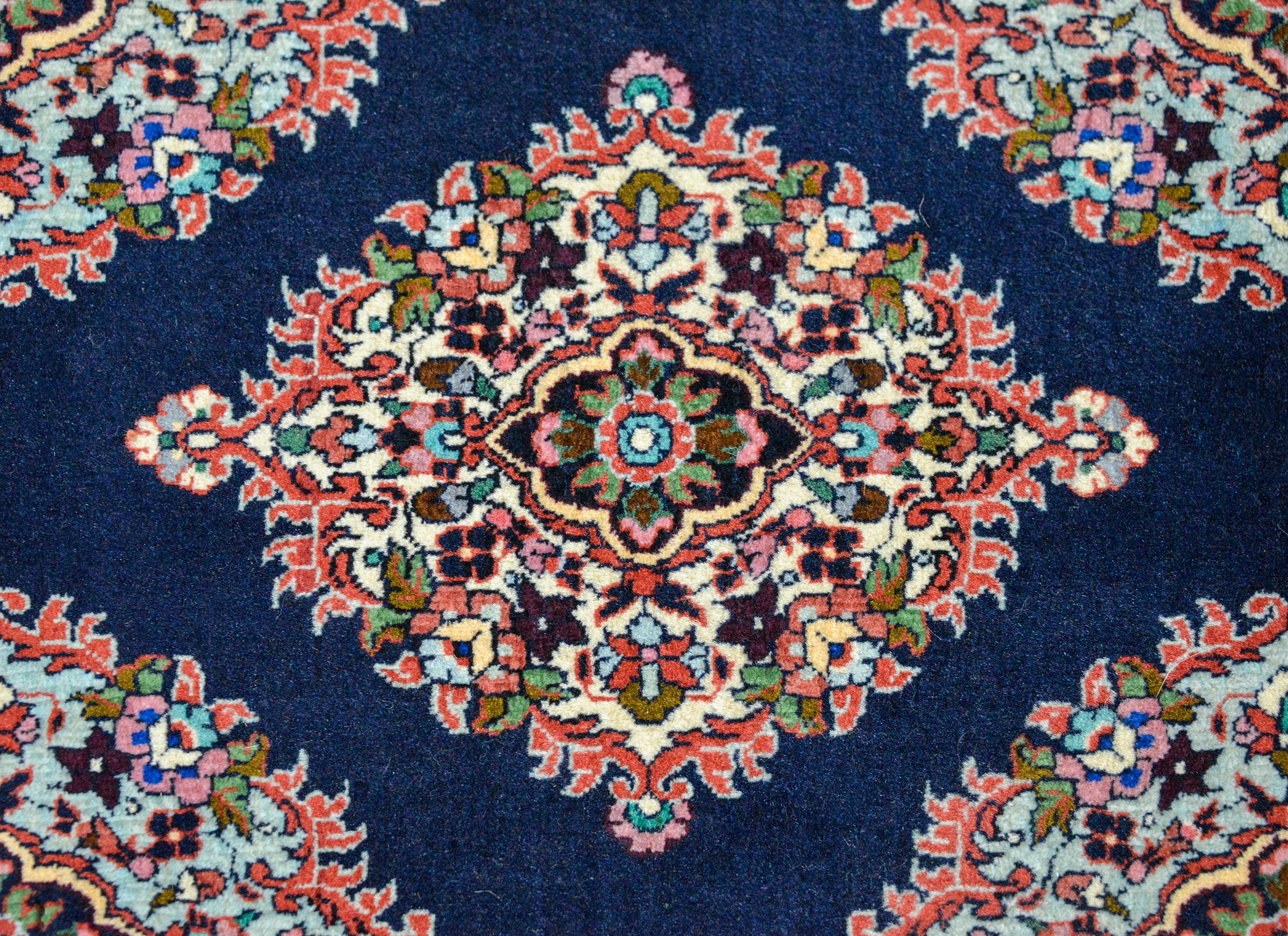 Mid-Century Modern Vintage Persian Bidjar Rug For Sale