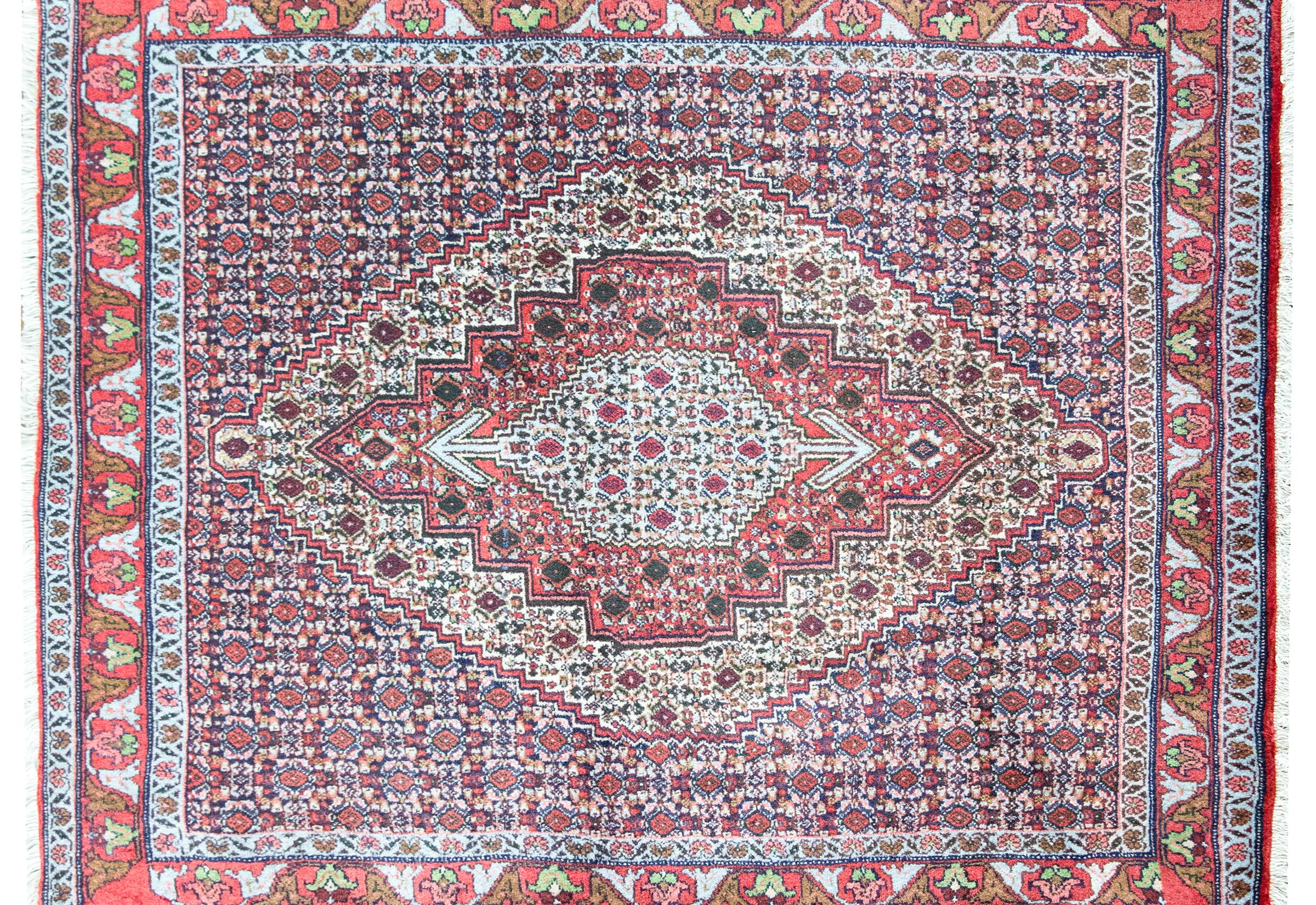 Tribale Tappeto persiano Bidjar vintage in vendita