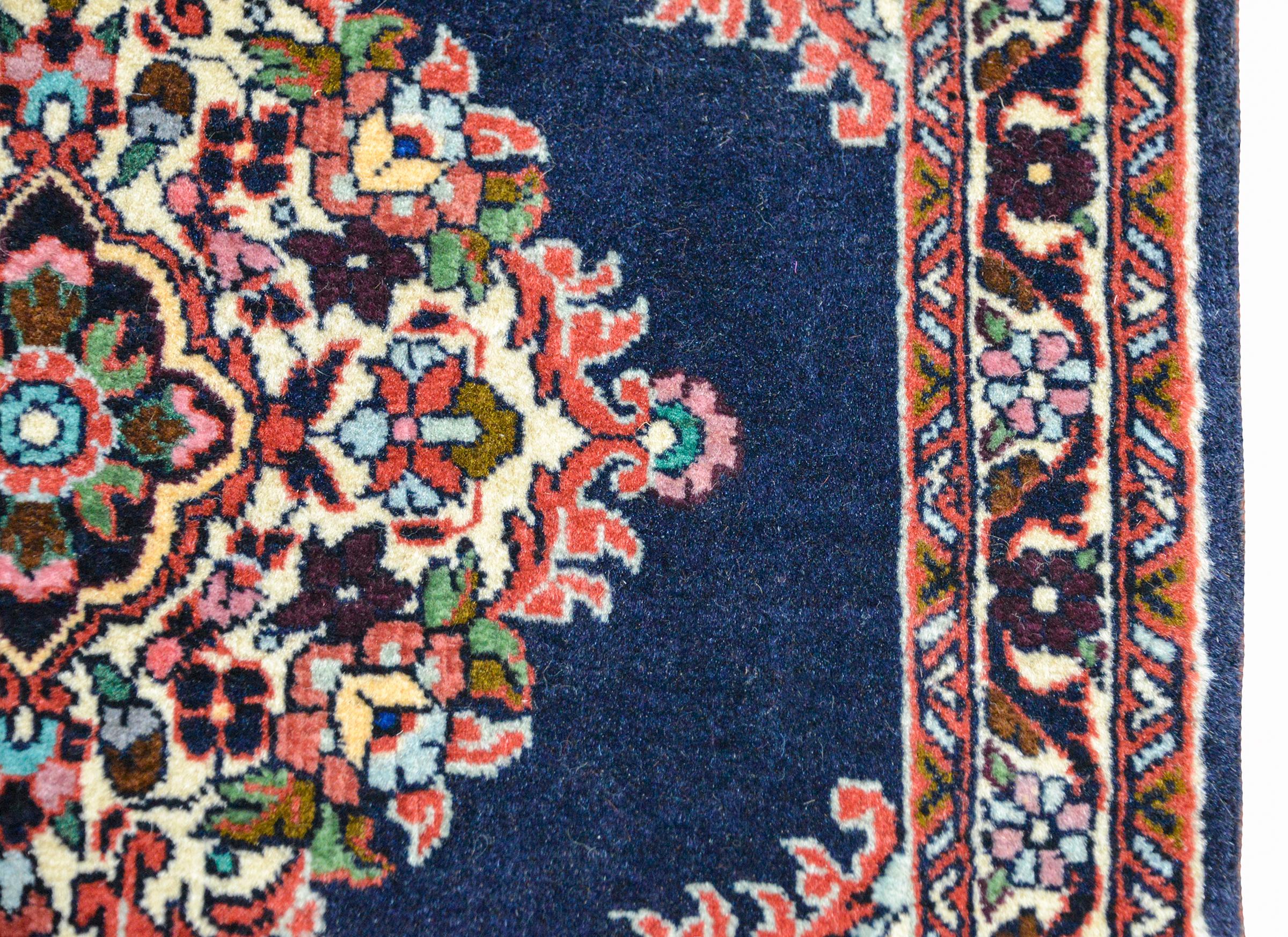 Wool Vintage Persian Bidjar Rug For Sale