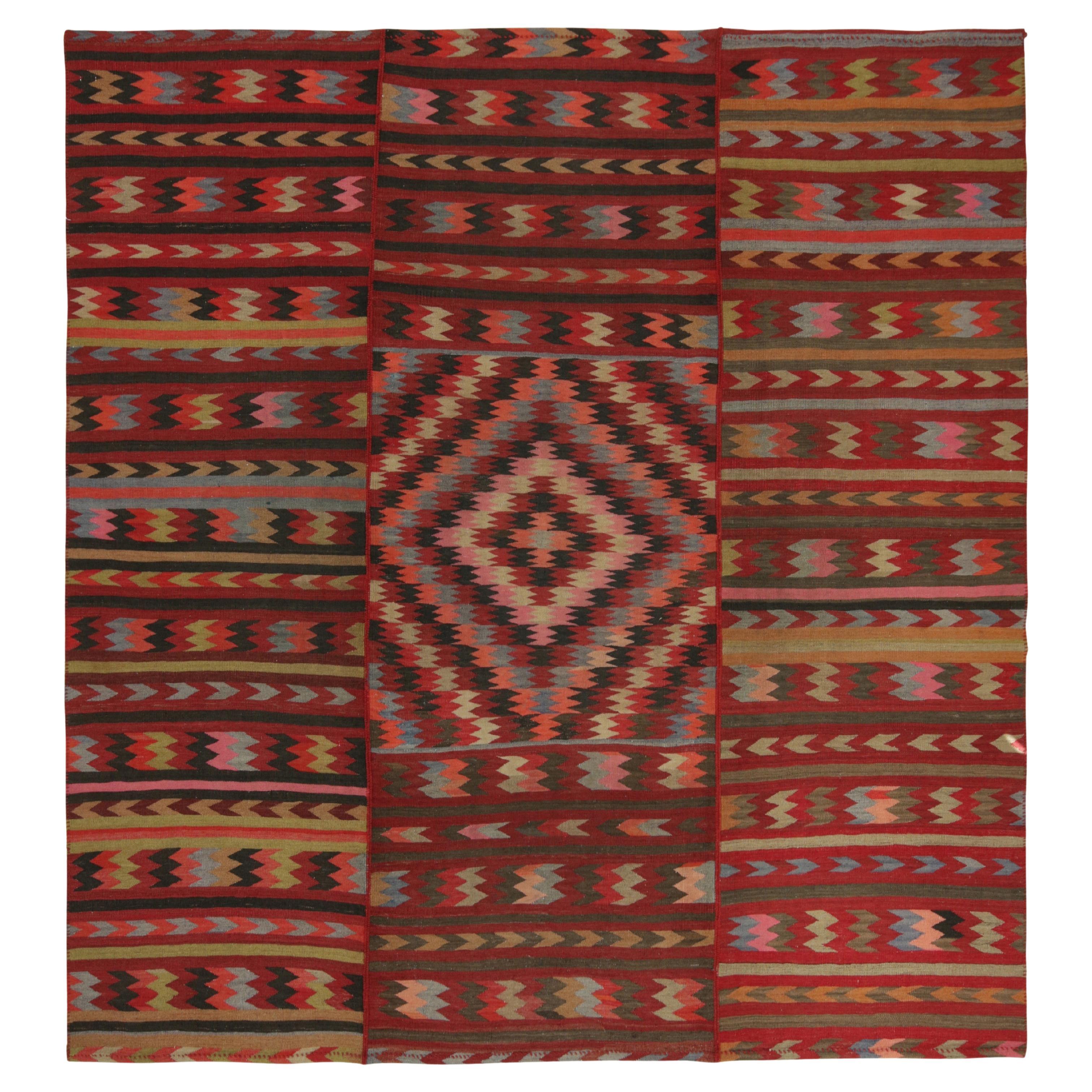 Vintage Persian Bidjar Tribal Kilim in Polychromatic Patterns by Rug & Kilim