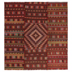 Vintage Persian Bidjar Tribal Kilim in Polychromatic Patterns by Rug & Kilim