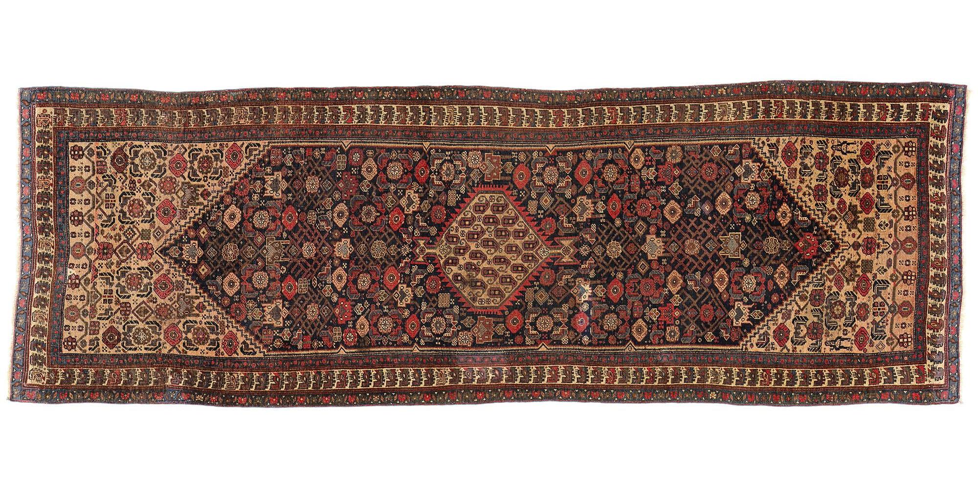 Vintage Persian Bijar Rug  For Sale 3