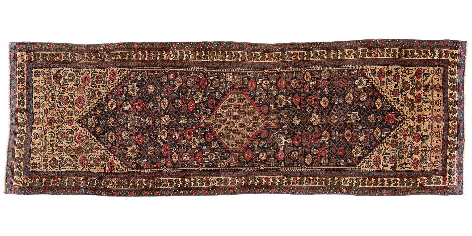Vintage Persian Bijar Rug For Sale 3
