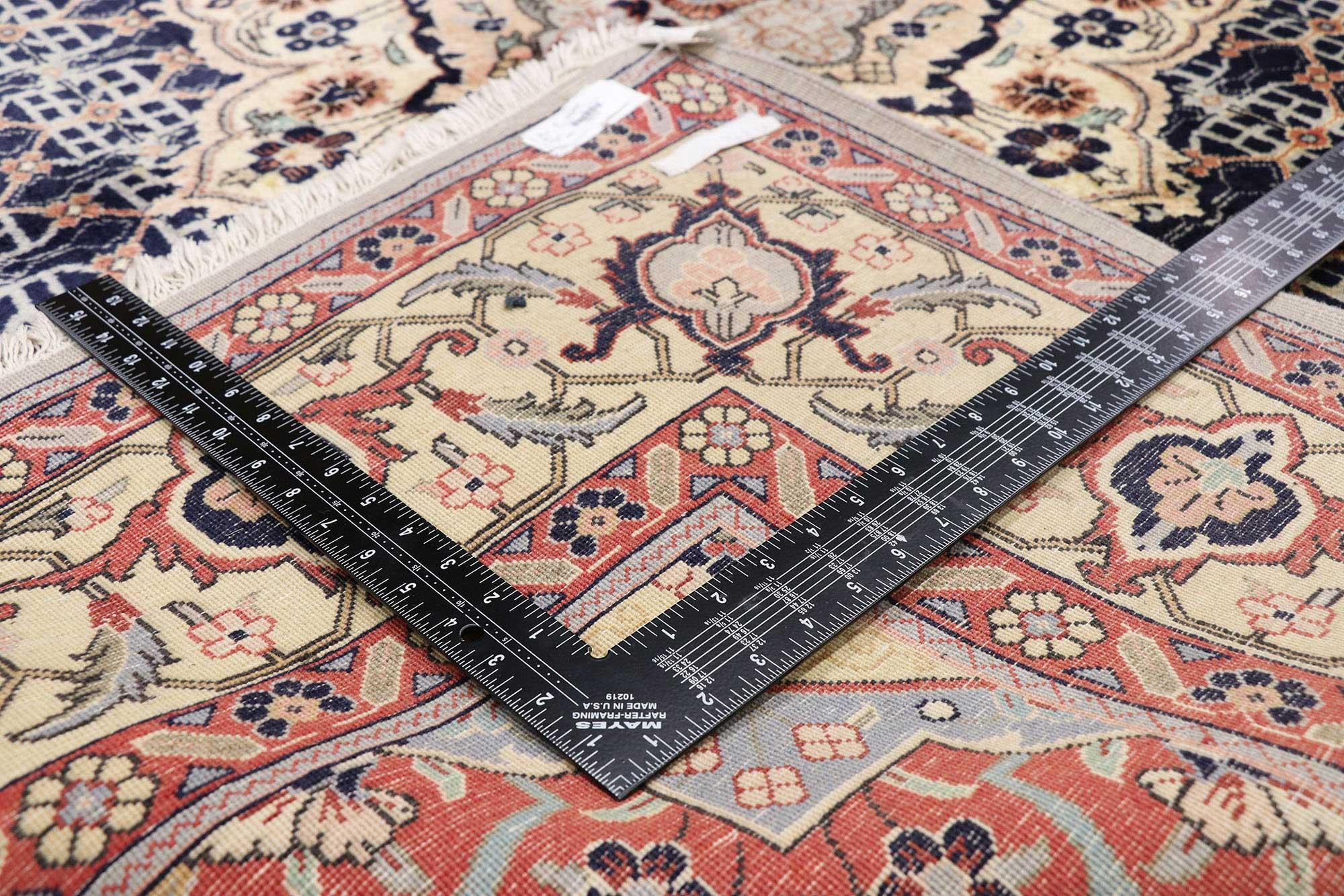 Wool Vintage Persian Bijar Rug For Sale
