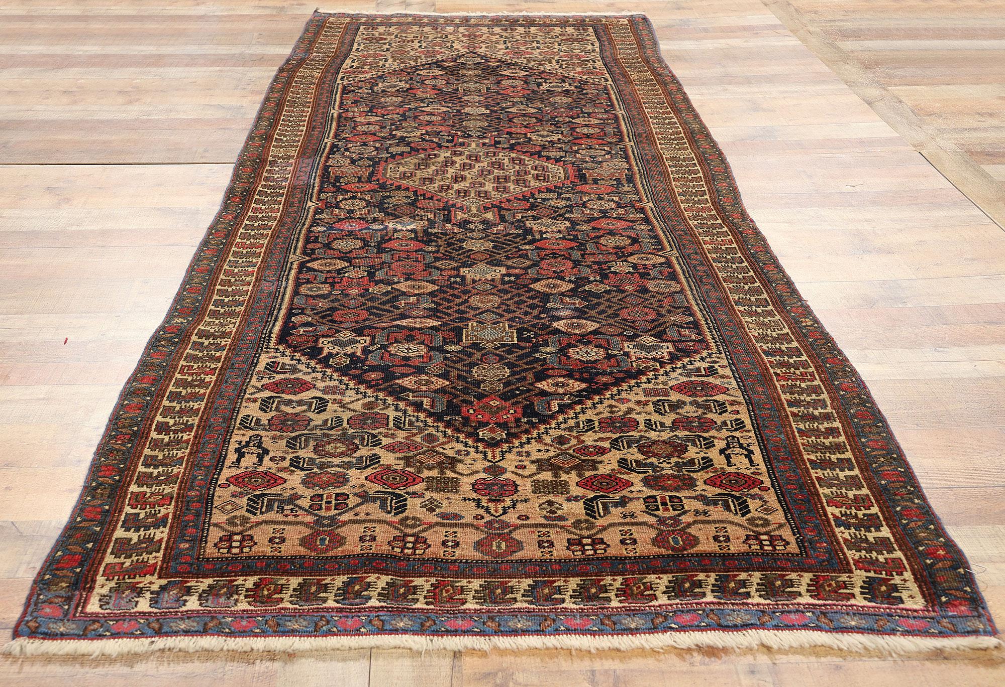 Vintage Persian Bijar Rug For Sale 1