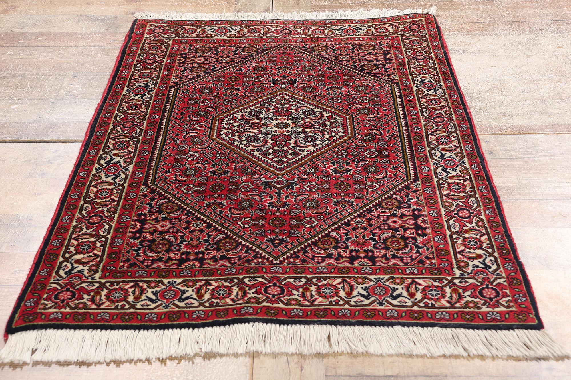 Vintage Persian Bijar Rug For Sale 1