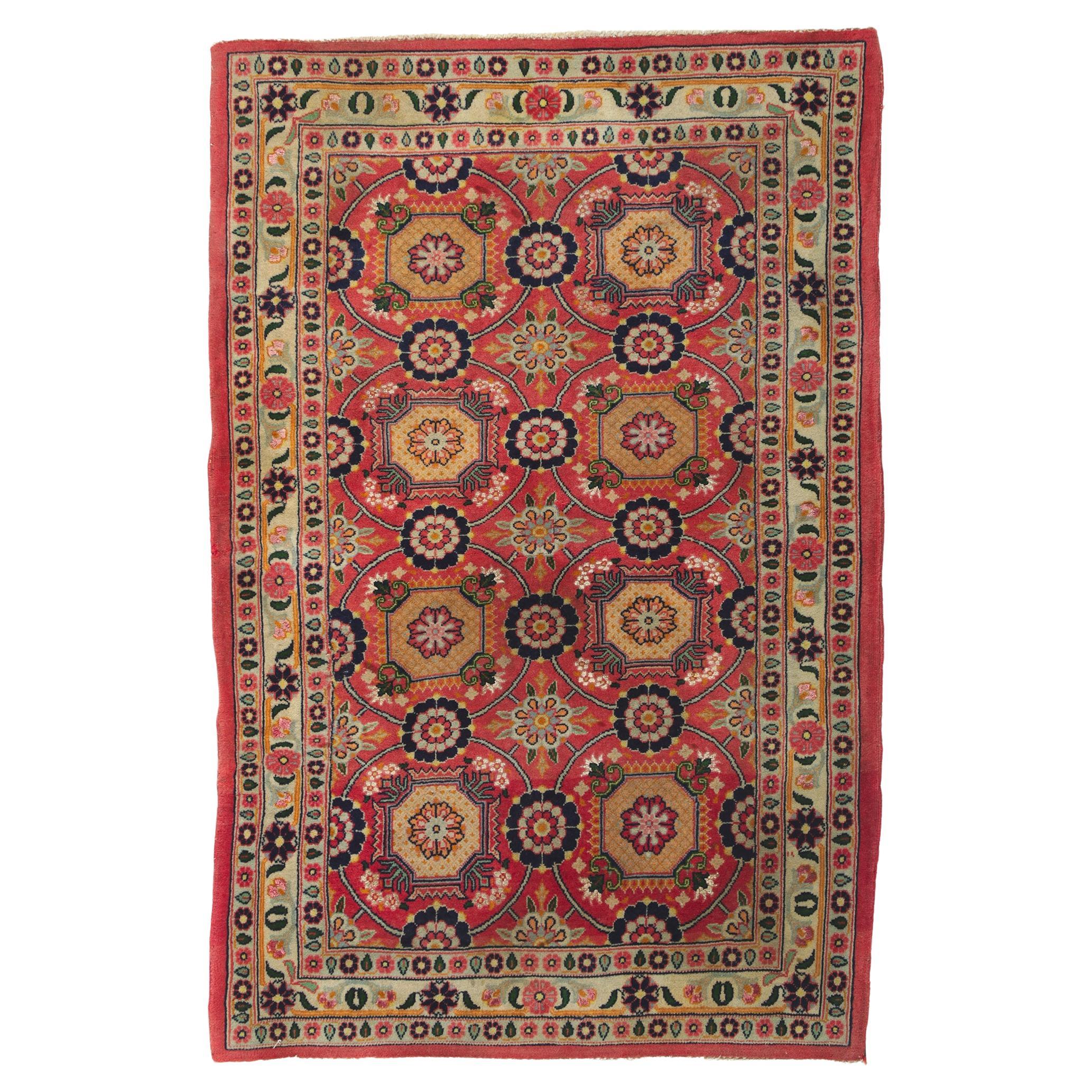 Alfombra persa vintage Bijar, la elegancia intemporal se une al encanto morisco en venta