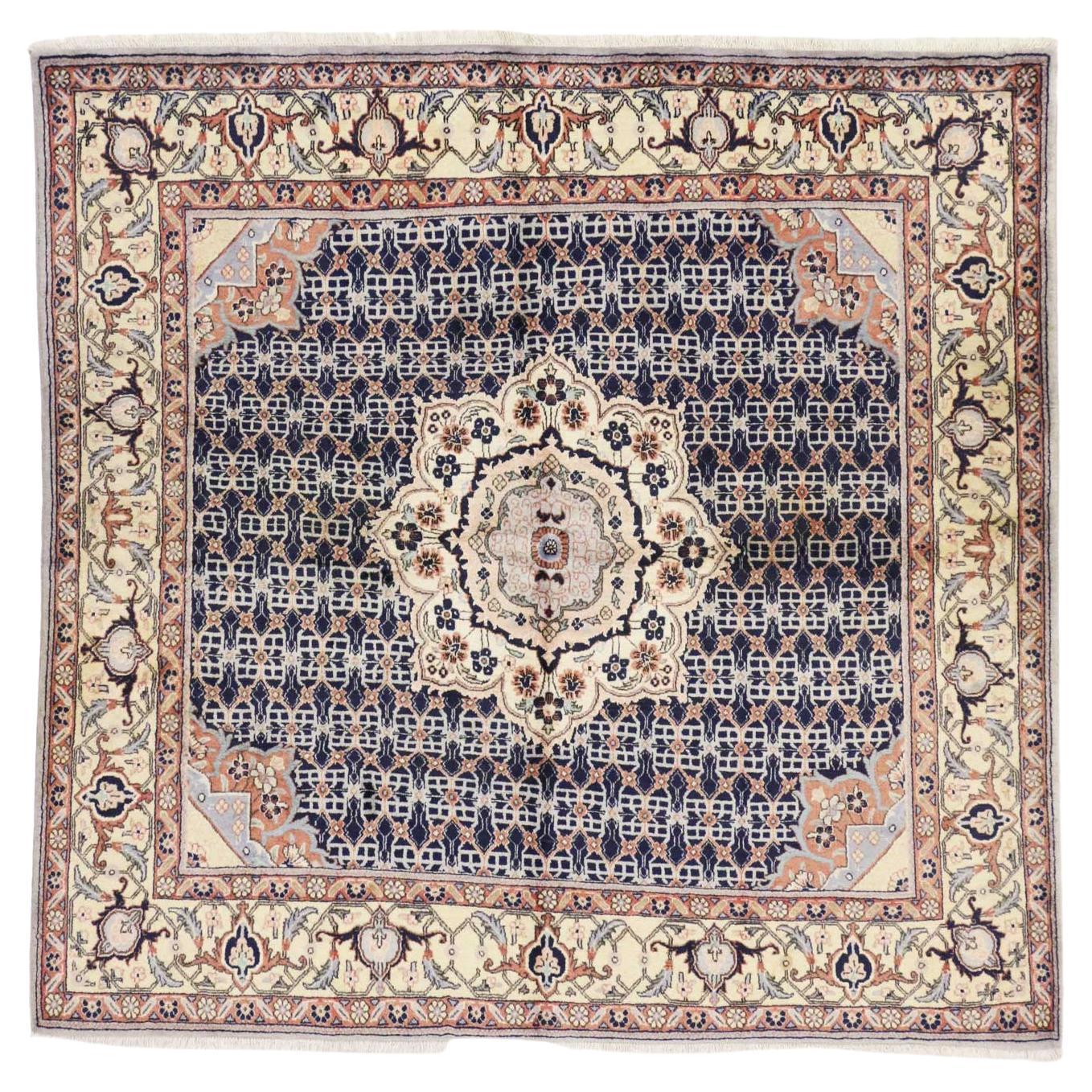 Vintage Persian Bijar Rug For Sale
