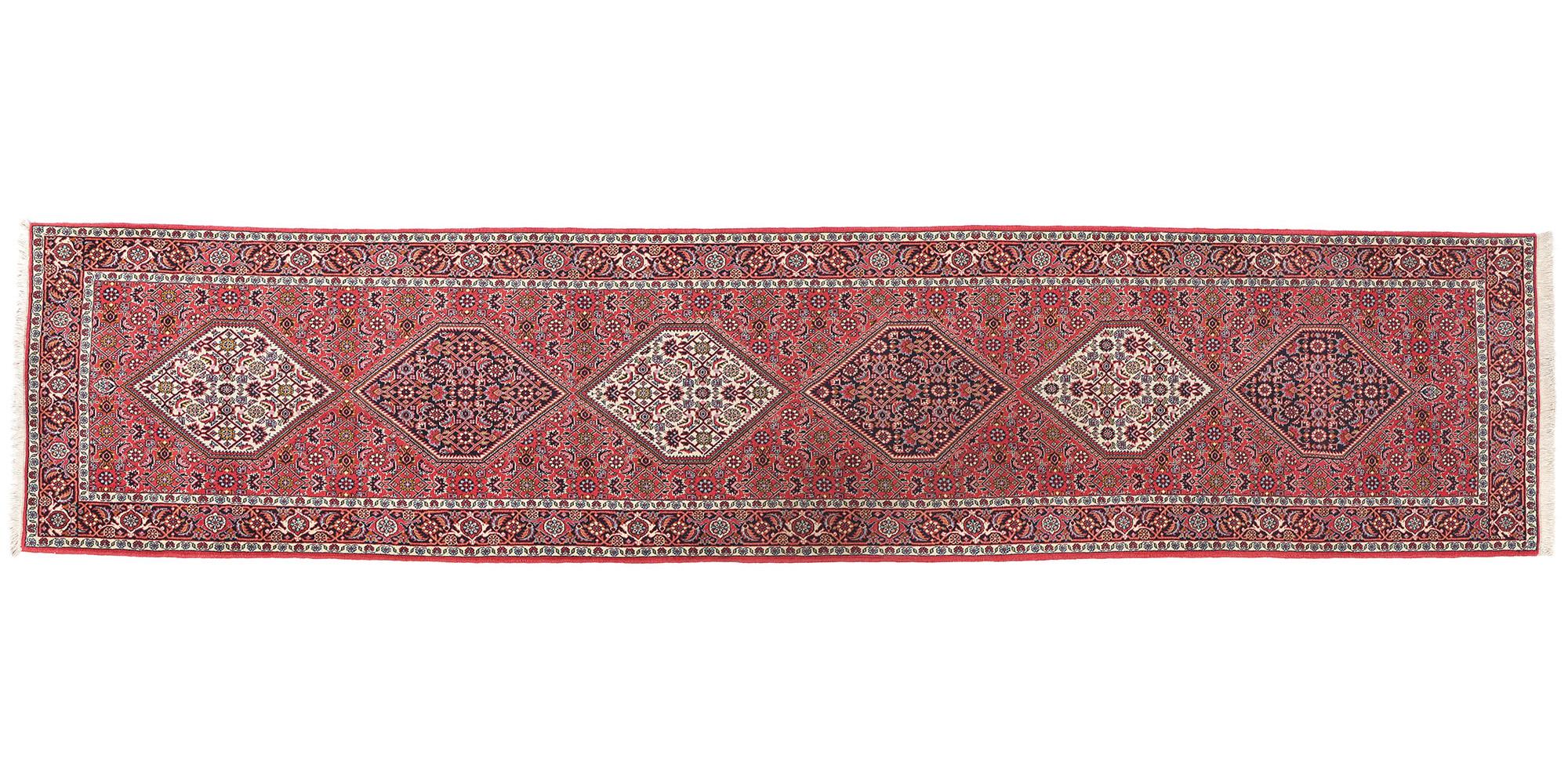 Vintage Persisch Bijar Teppich Läufer im Angebot 3