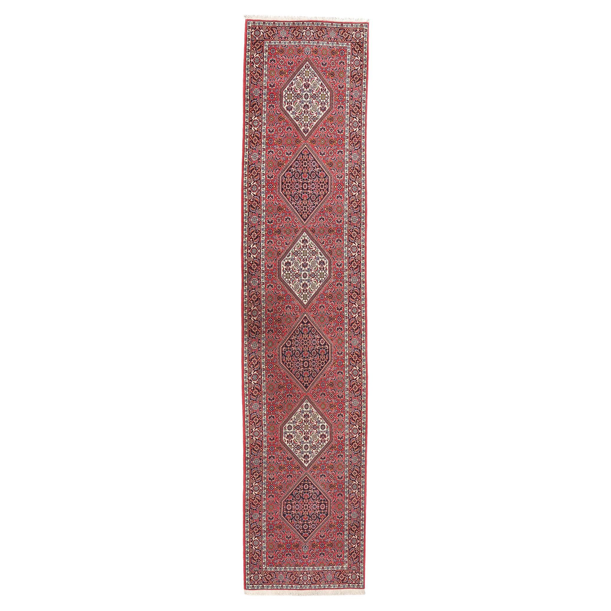 Vintage Persian Bijar Rug Runner